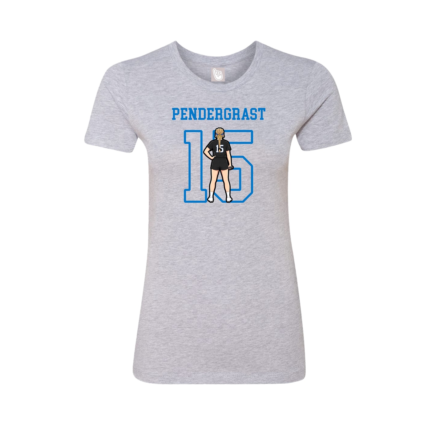 Fitted Women's Tee — Shirsey in Grey