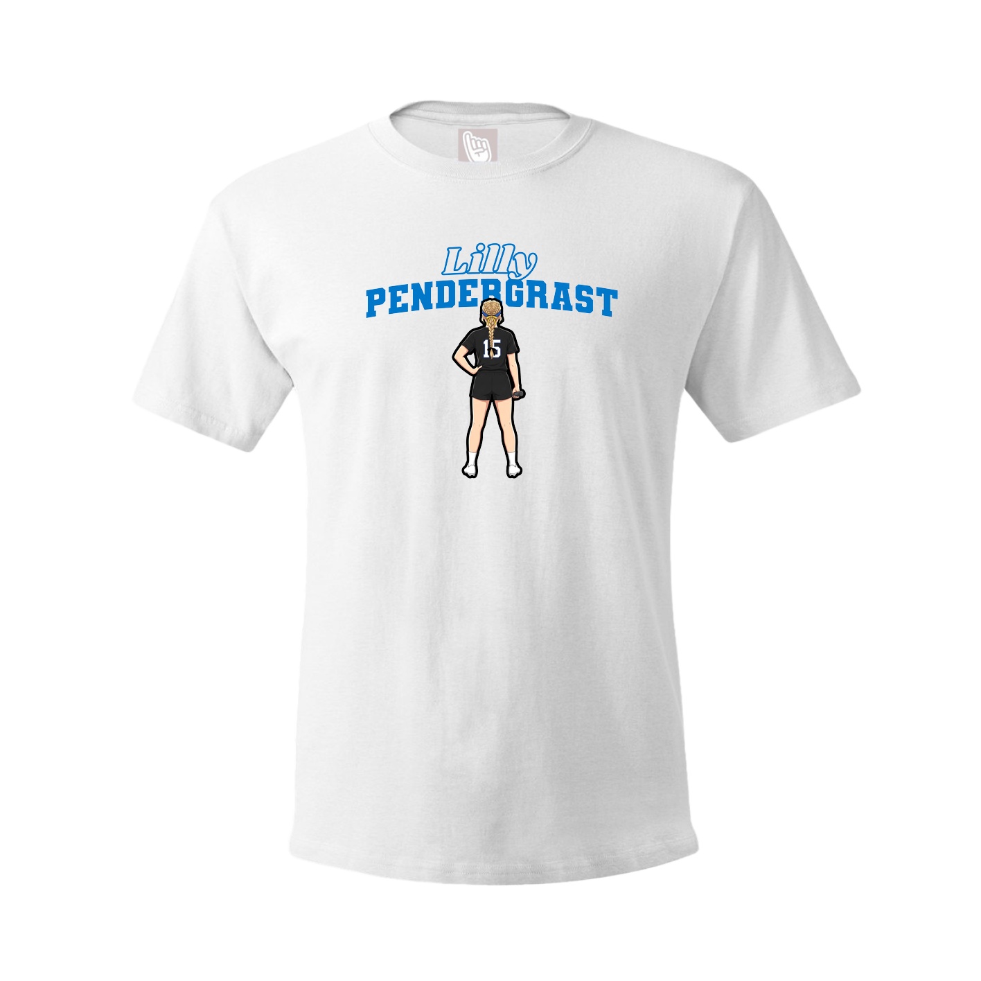 Tee — Name Arch in White