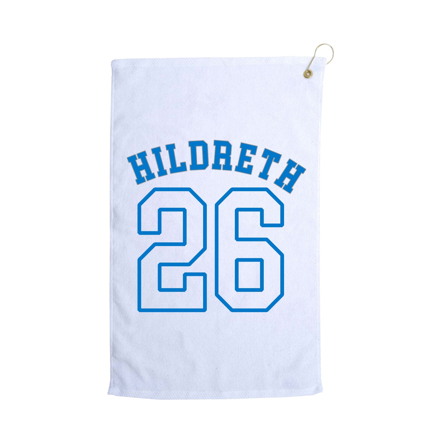 Golf Towel — Shirsey Arch in White