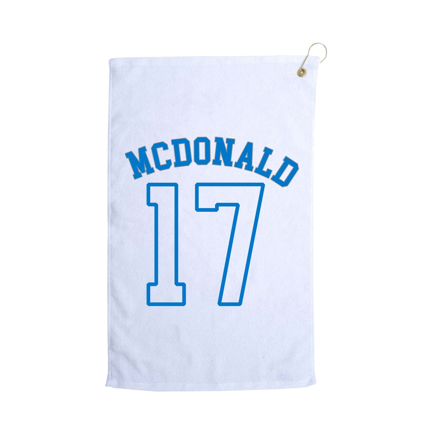 Golf Towel — Shirsey Arch in White