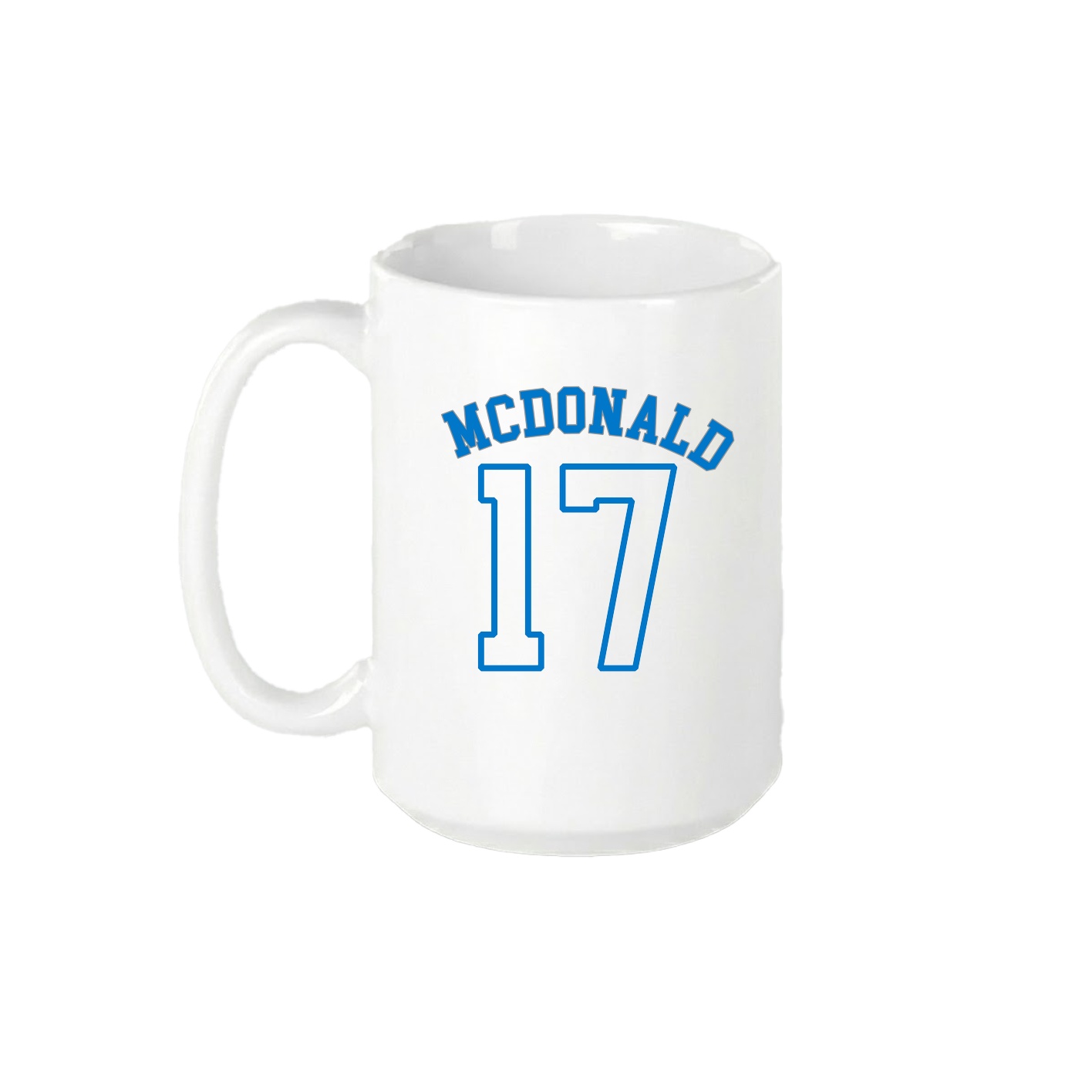 15oz Coffee Mug — Shirsey Arch in White