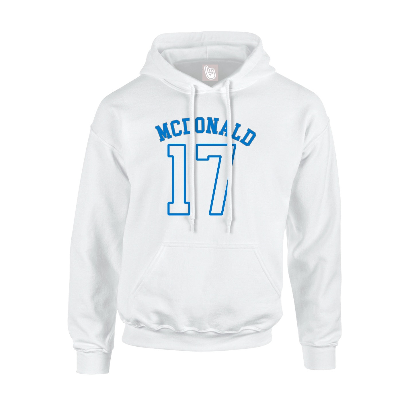 Hoodie — Shirsey Arch in White