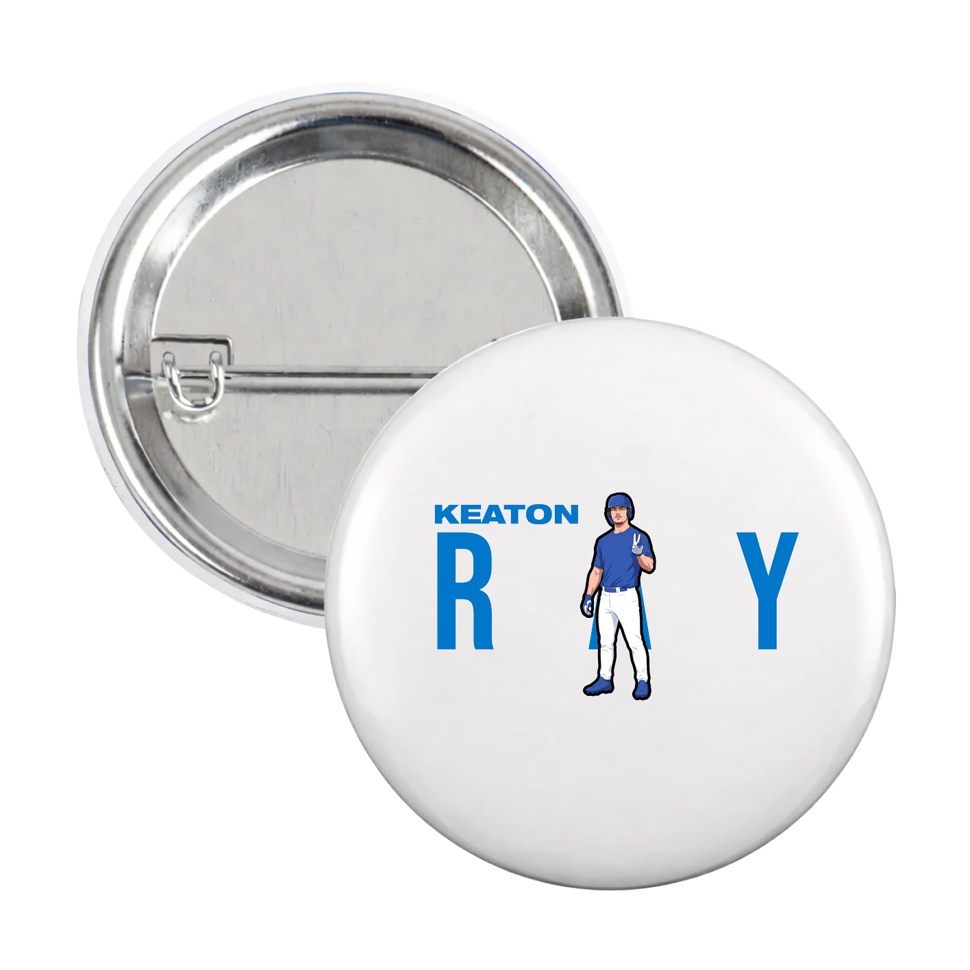 Game Day Button — Player Name in White