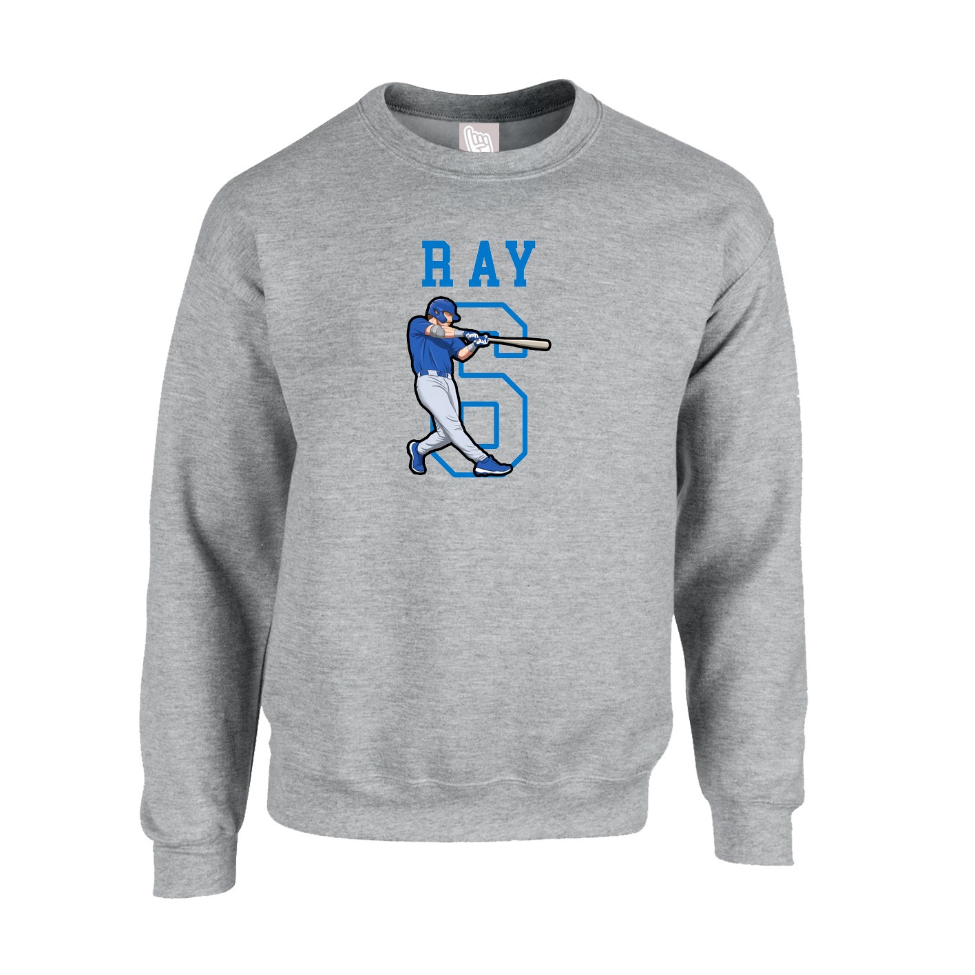 Fleece Crew — Shirsey in Grey