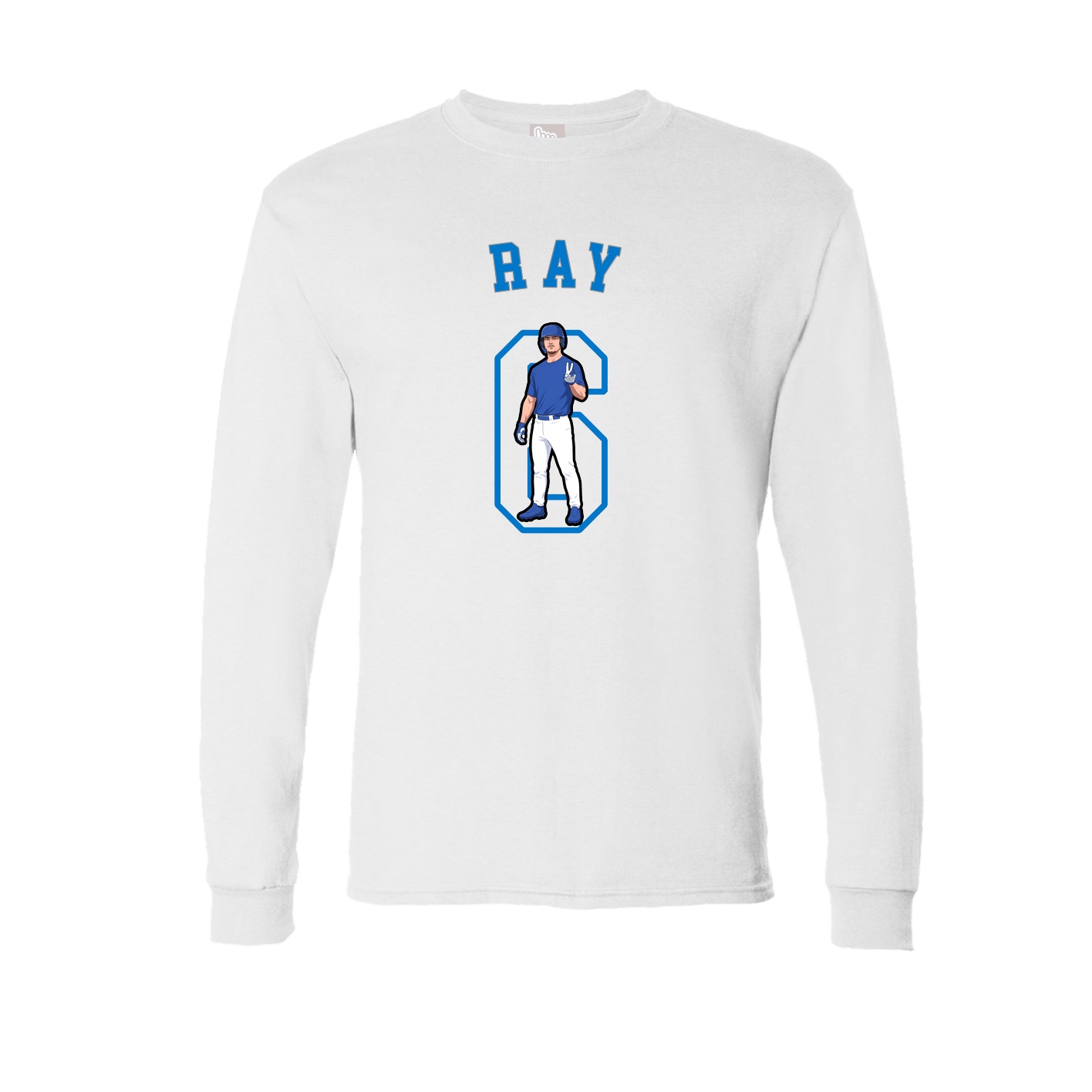 Long Sleeve Tee — Shirsey Arch in White