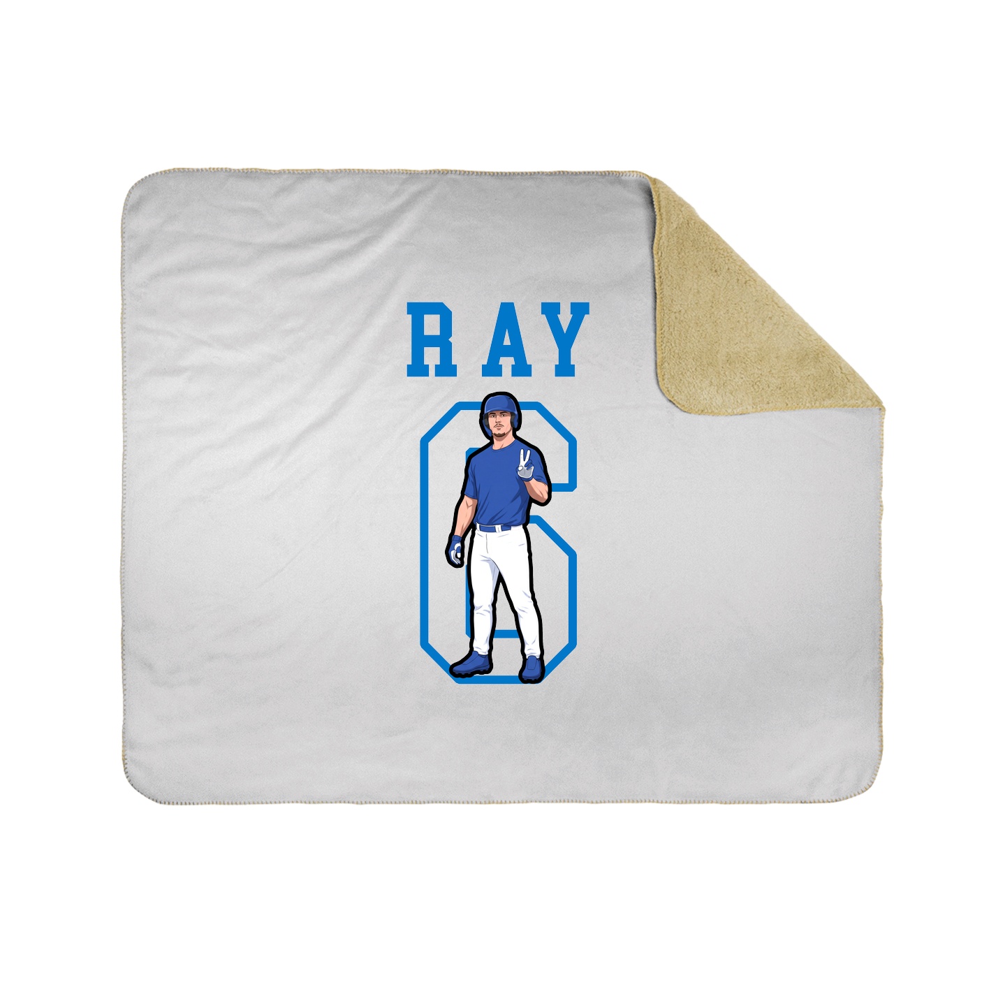 Throw Blanket — Shirsey in White