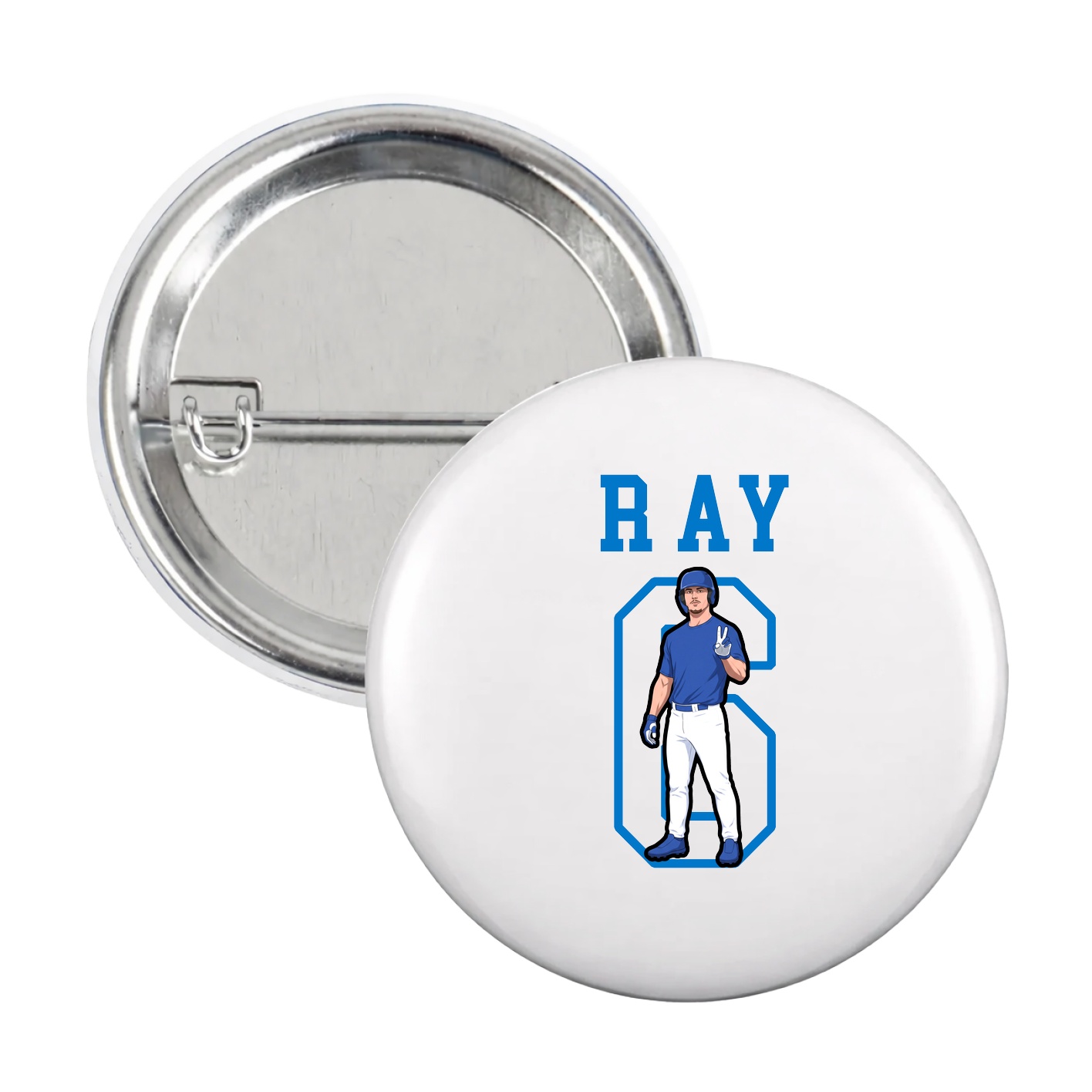 Game Day Button — Shirsey in White