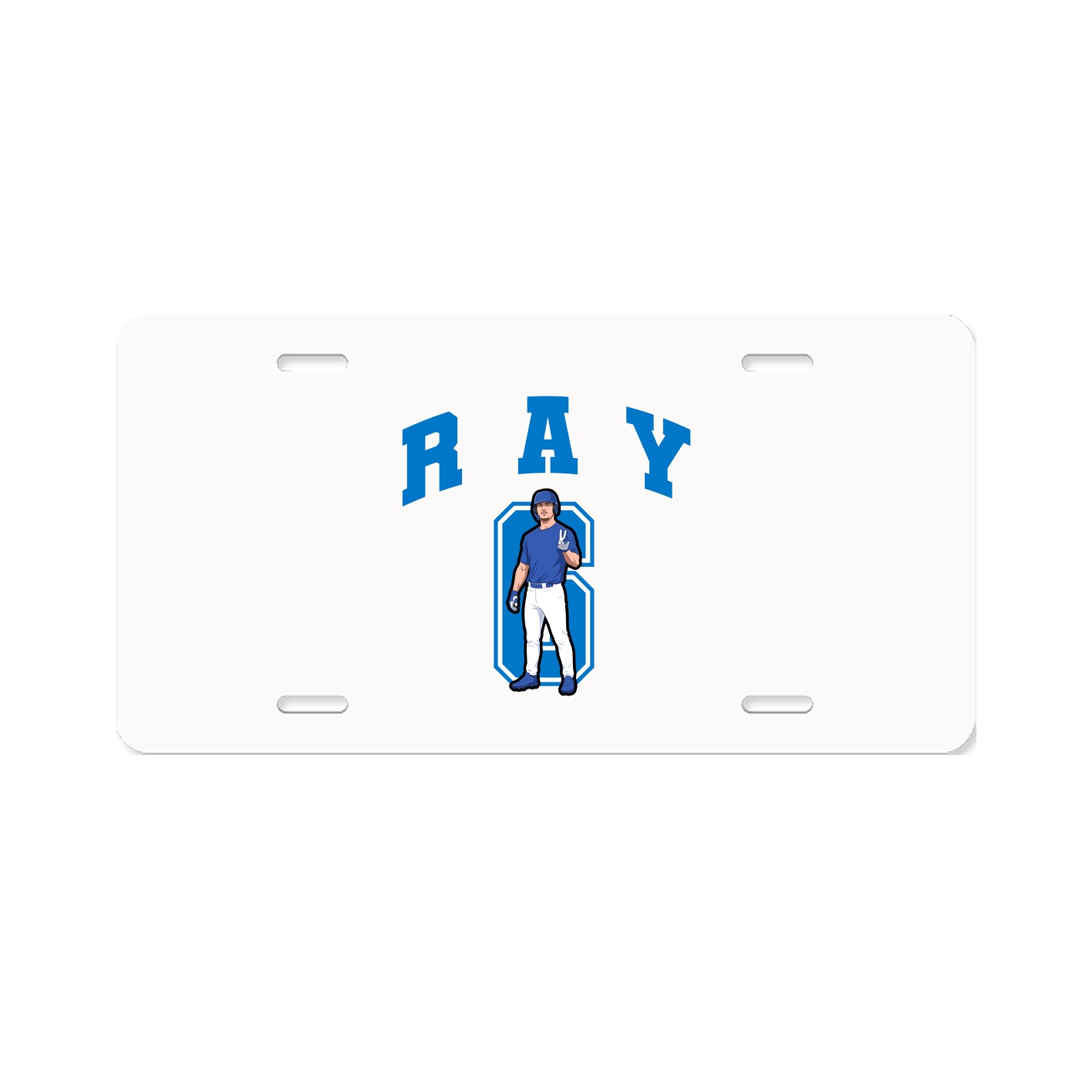 License Plate — Number in Classic