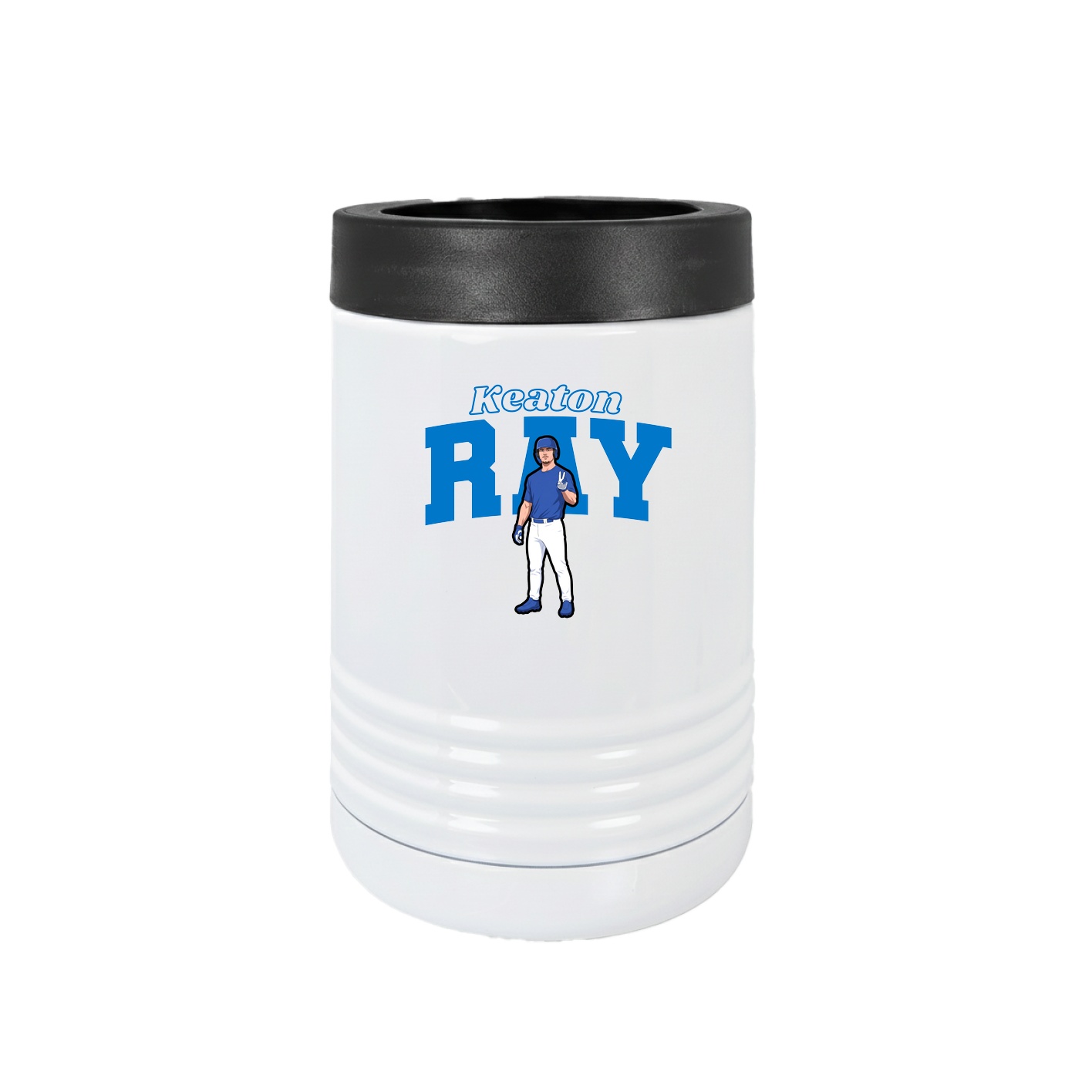 Beverage Holder — Name Arch in White