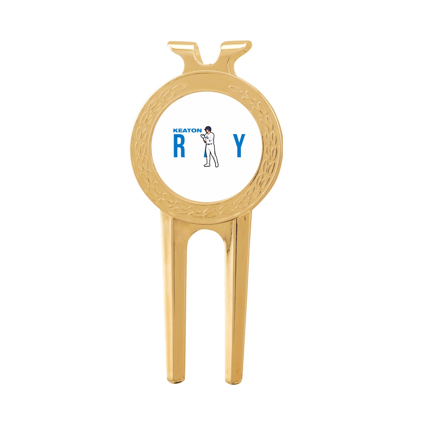 Divot Tool with Ball Marker — Player Name in Classic