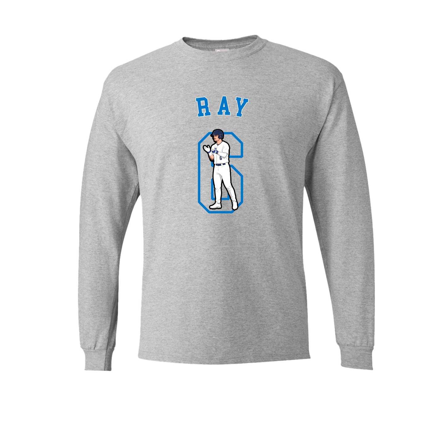 Long Sleeve Tee — Shirsey Arch in Grey