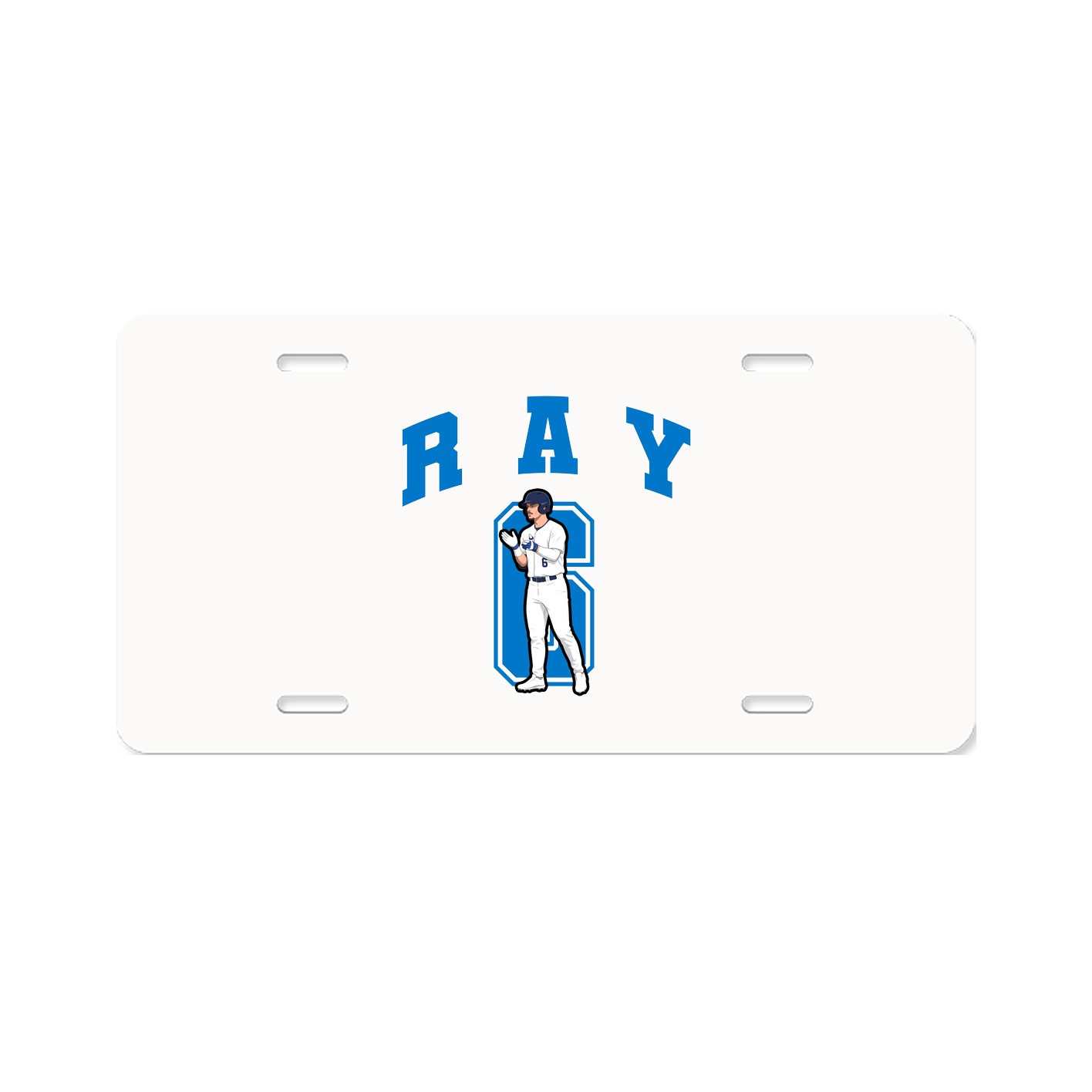 License Plate — Number in Classic