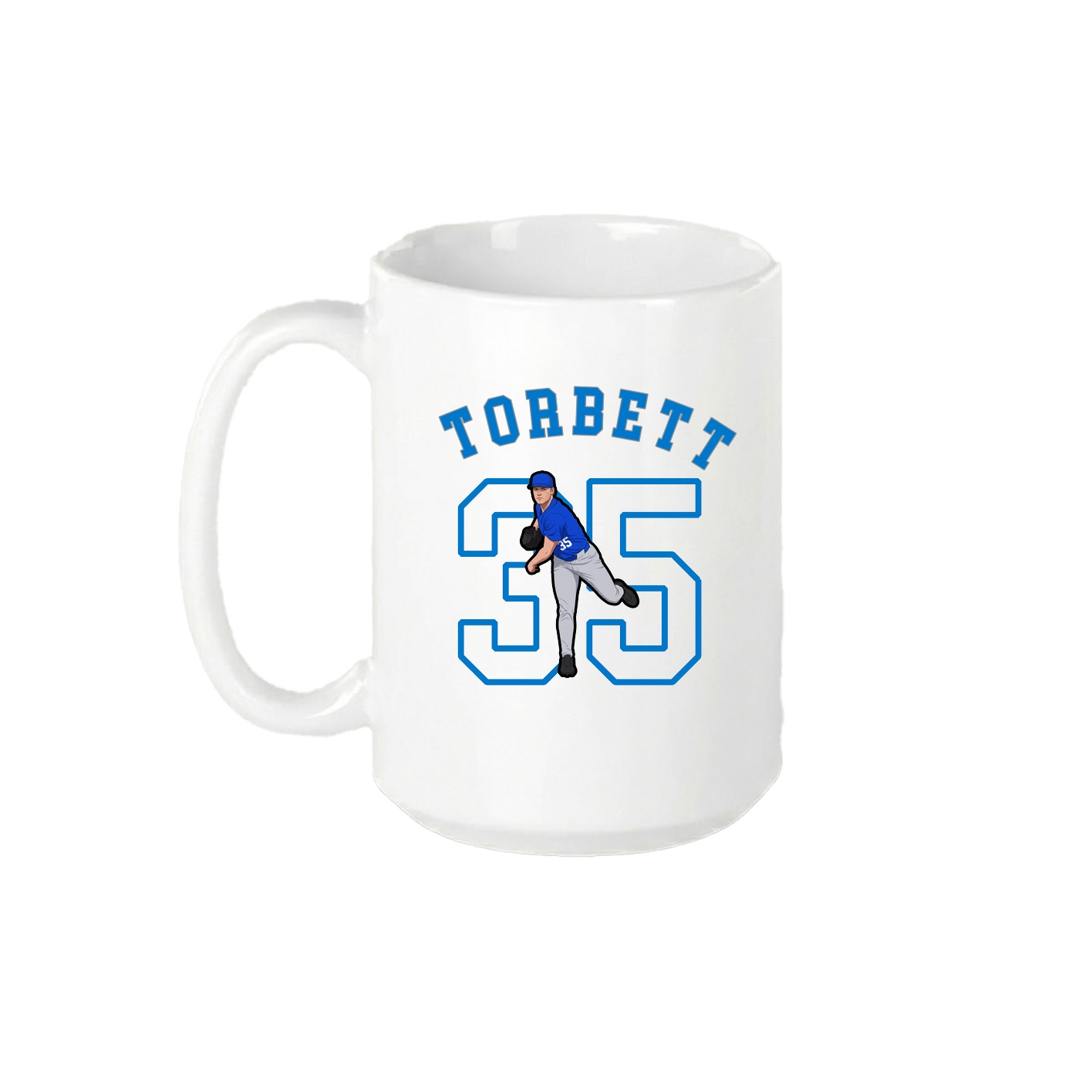 15oz Coffee Mug — Shirsey Arch in White