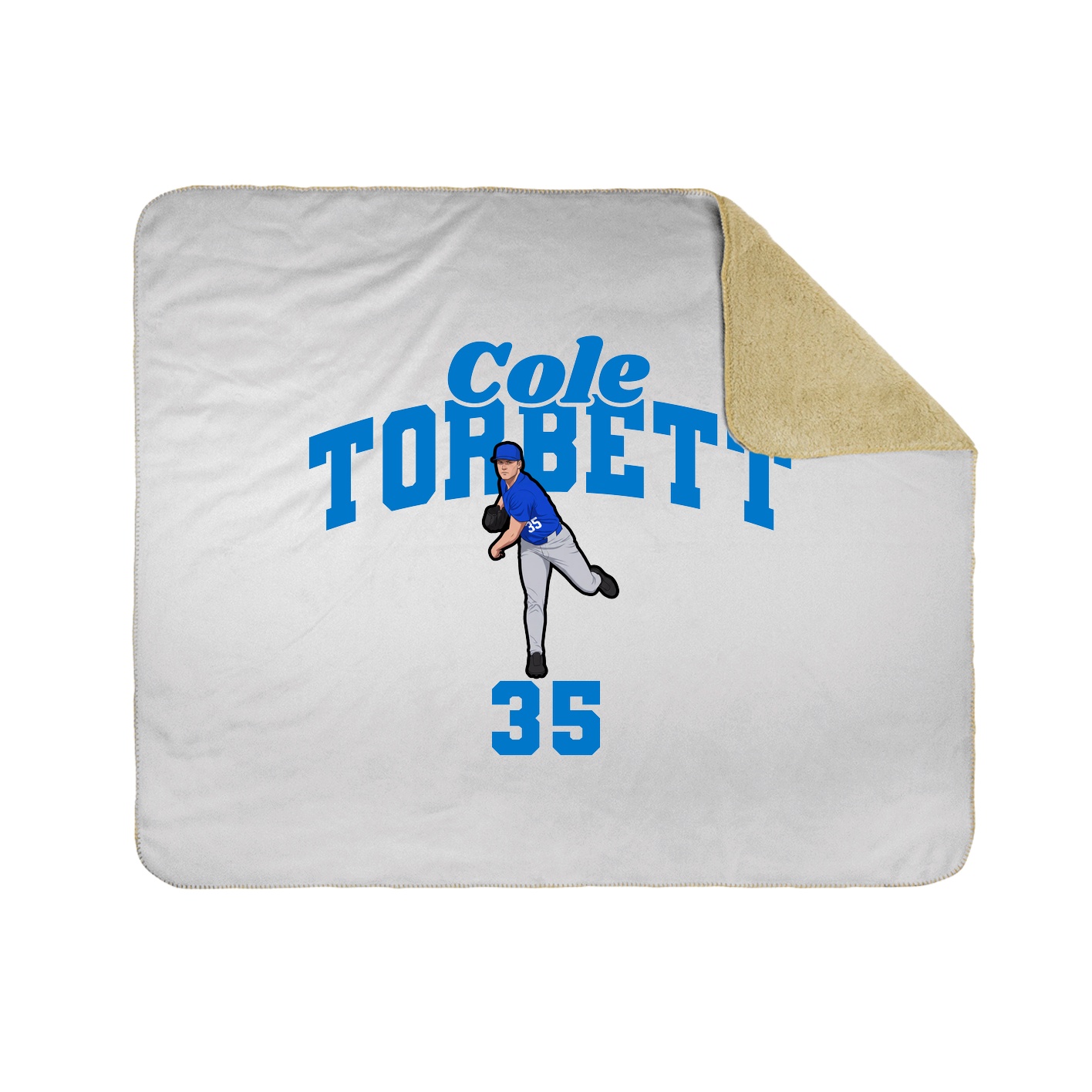 Throw Blanket — Signature Arch in White
