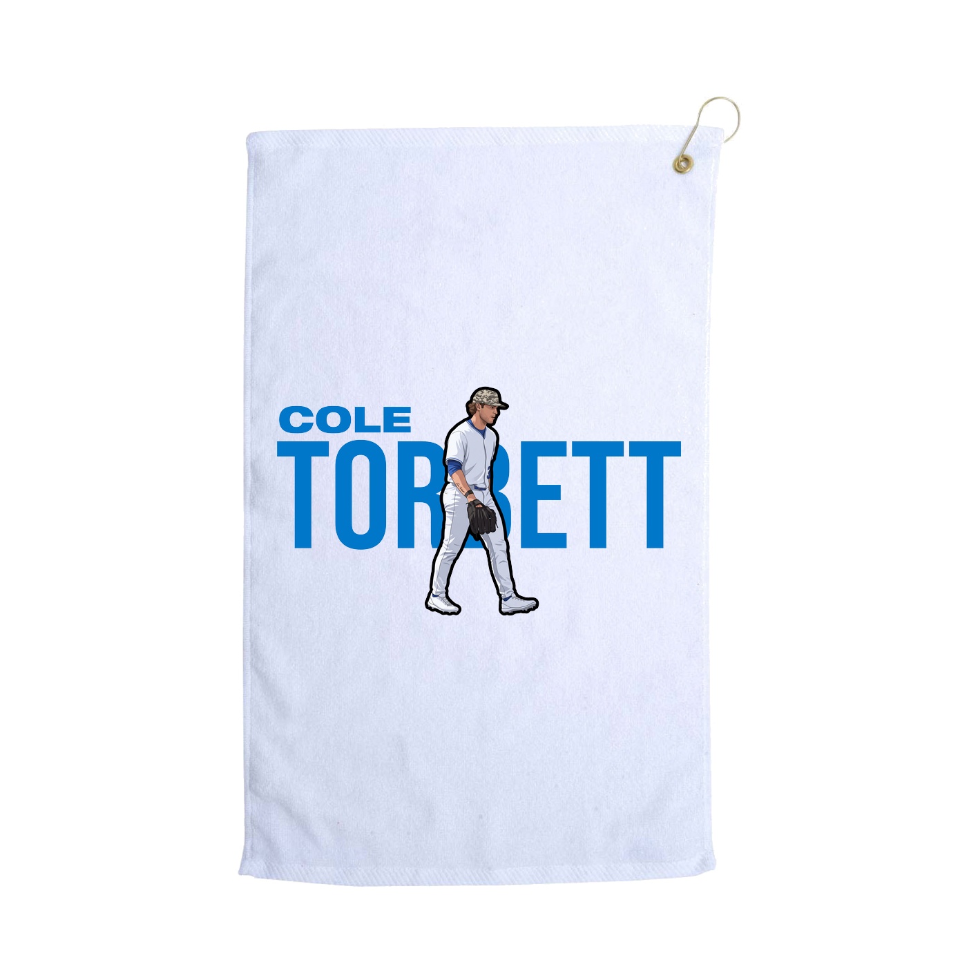 Golf Towel — Player Name in White