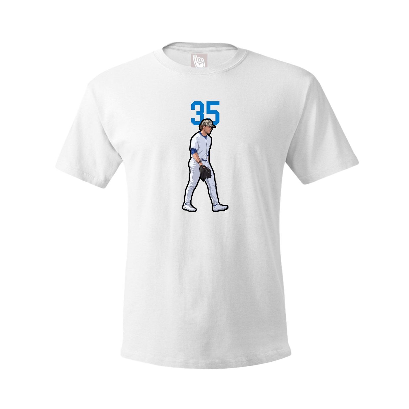Tee — Number Top in White