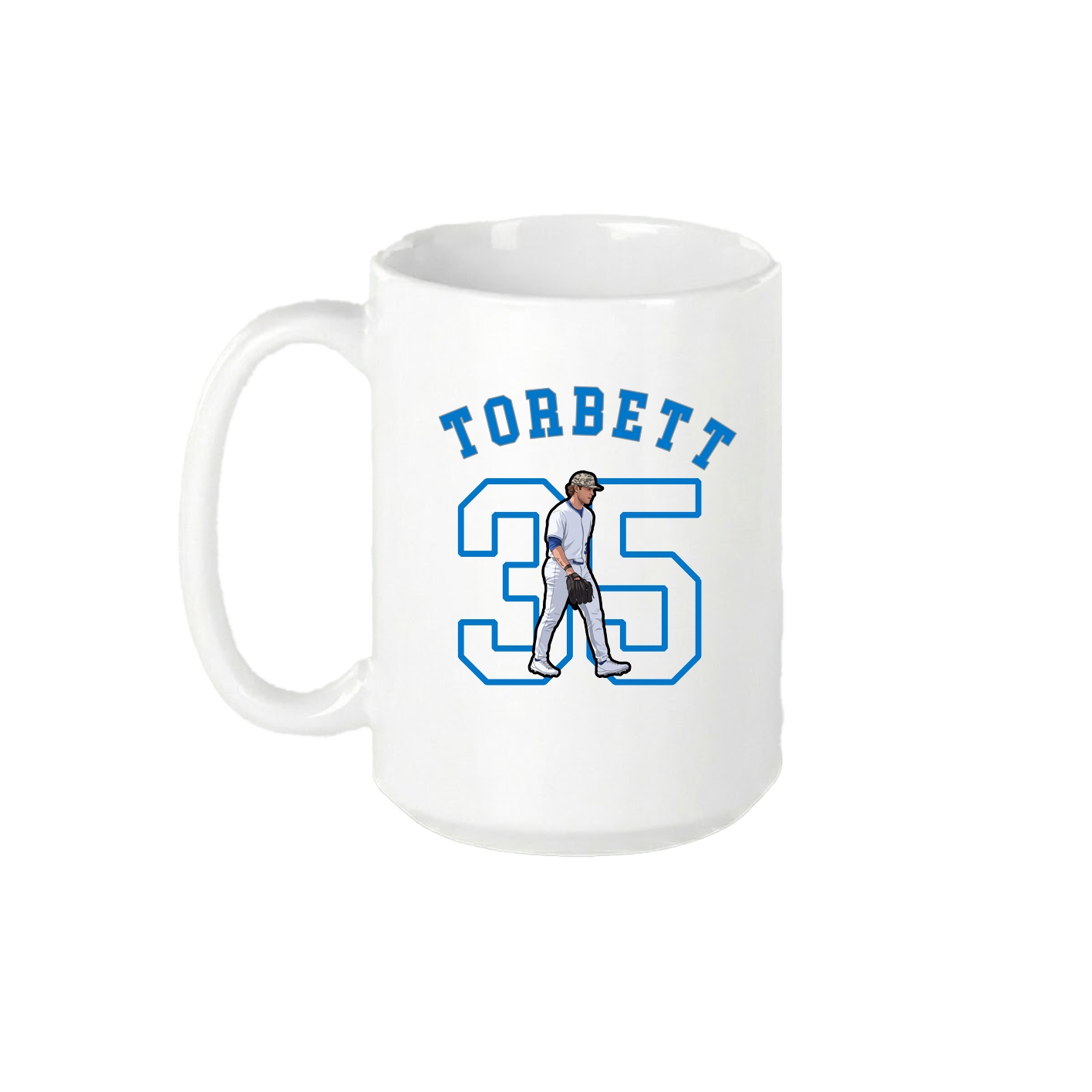 15oz Coffee Mug — Shirsey Arch in White