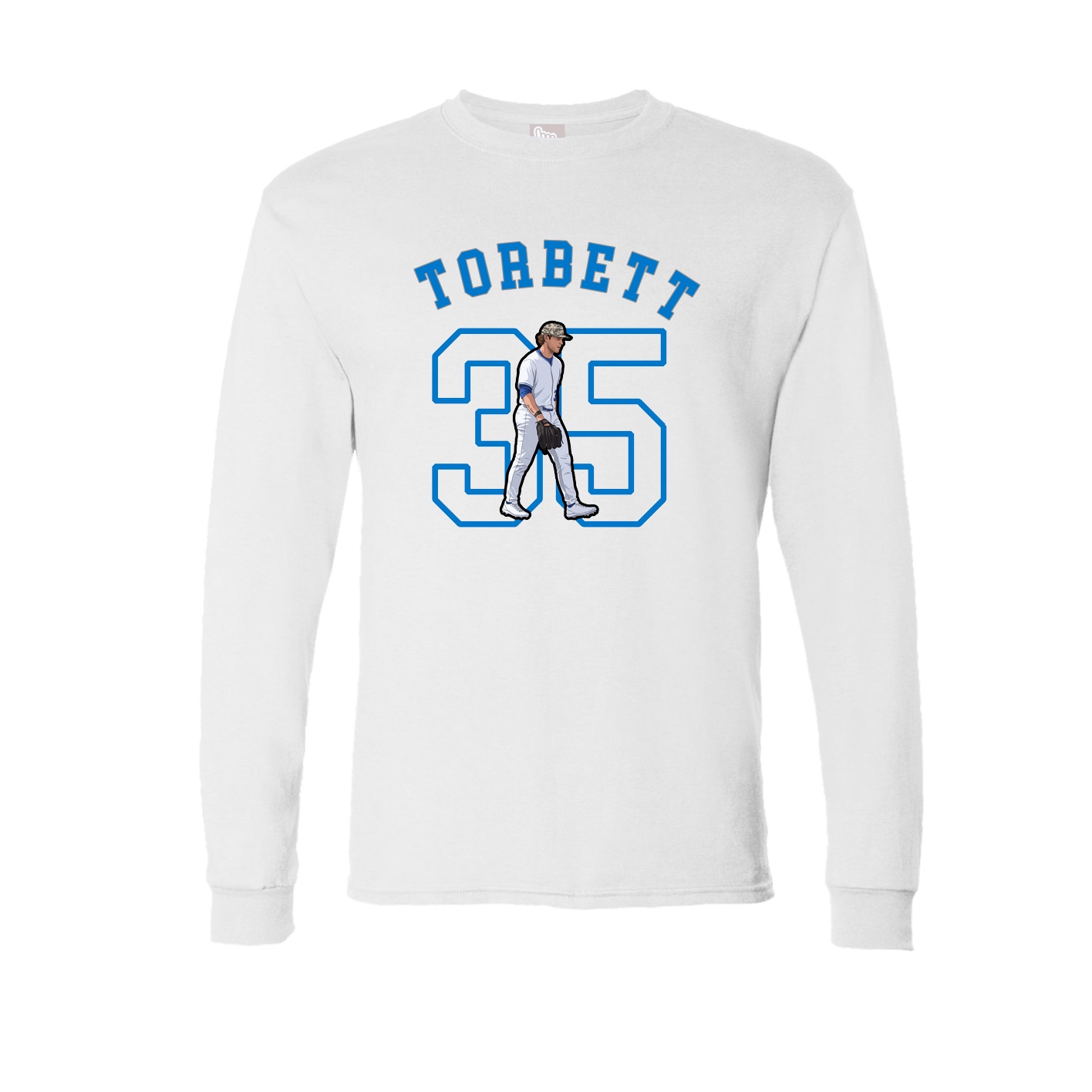 Long Sleeve Tee — Shirsey Arch in White