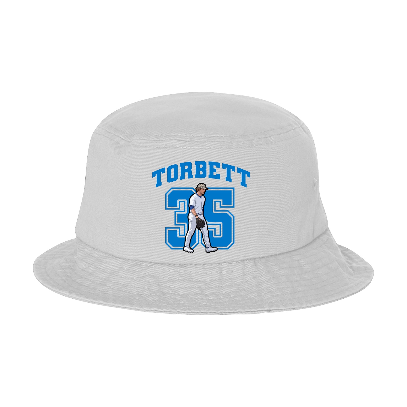 Bucket Cap — Number in White