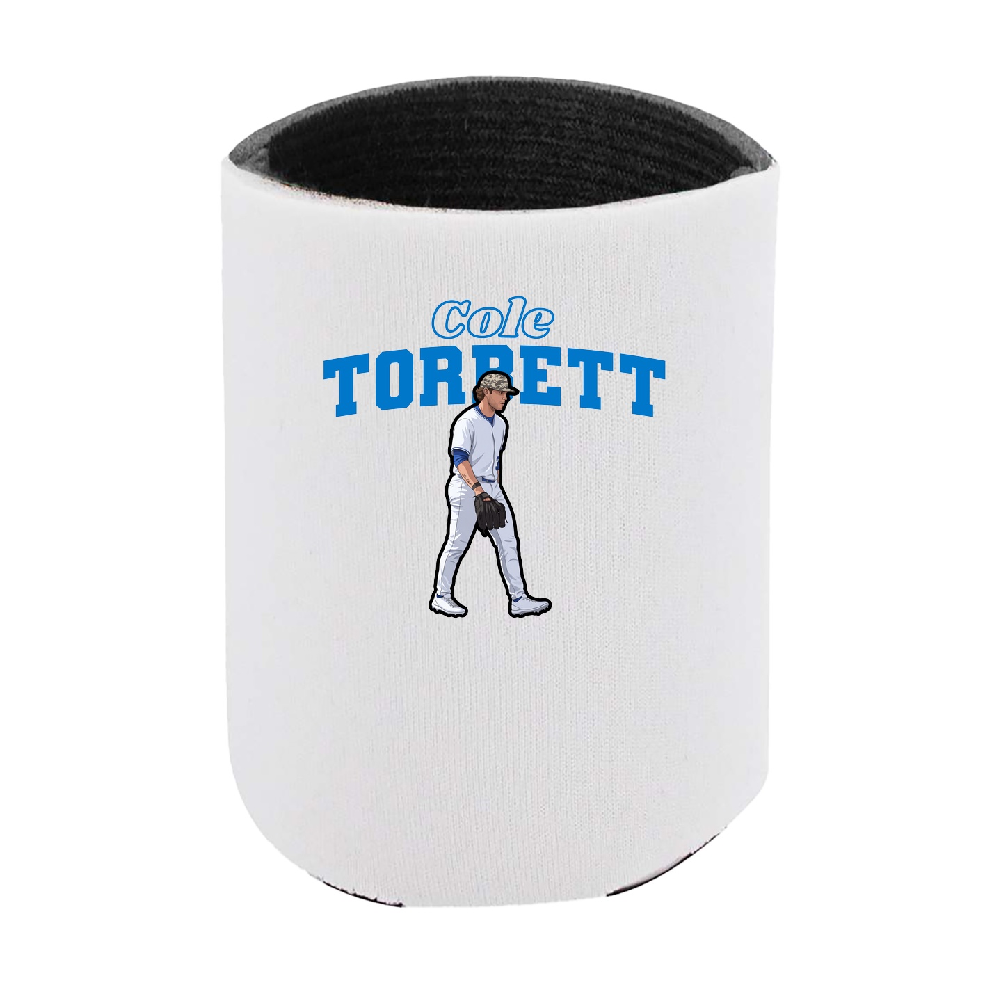 Can Holder — Name Arch in White
