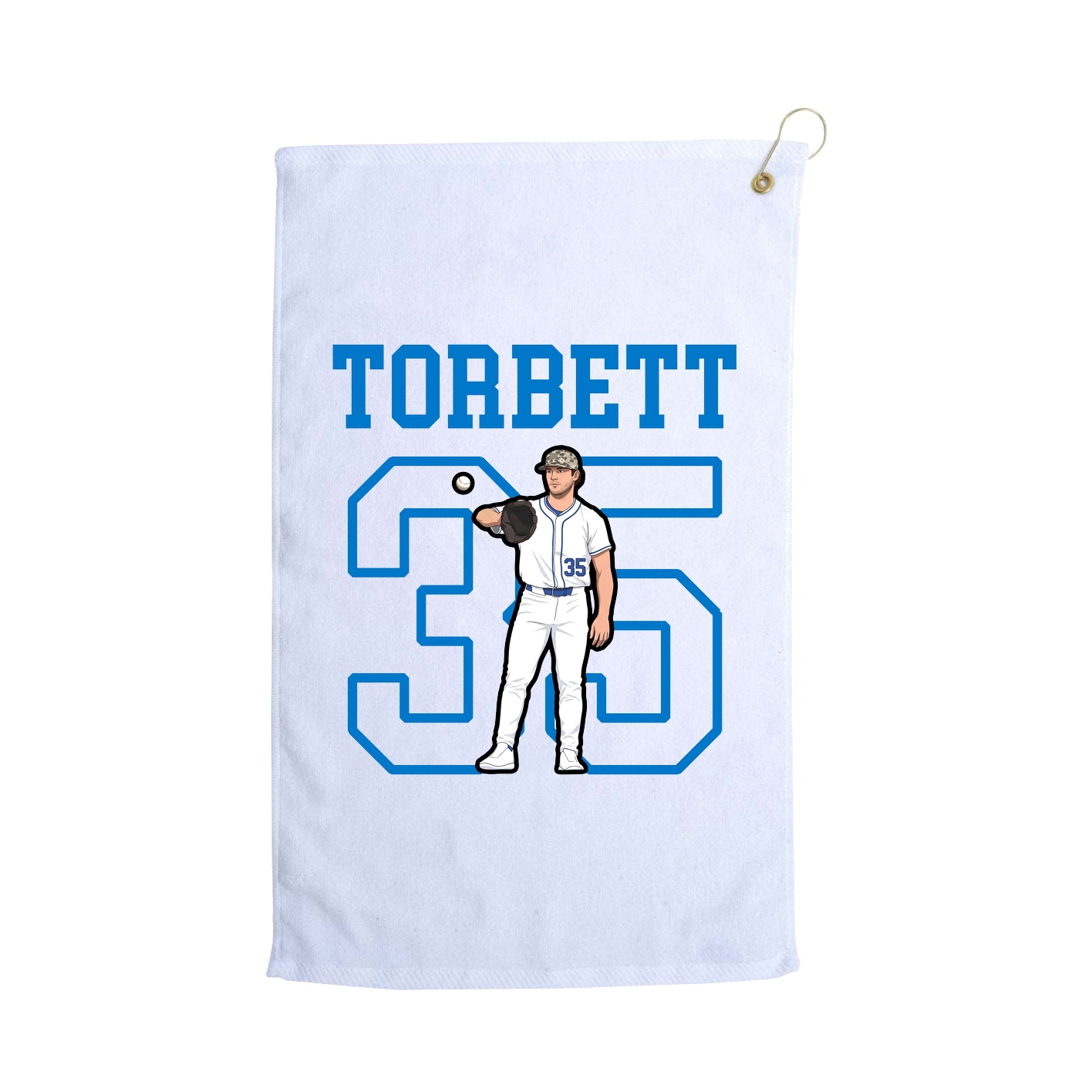 Golf Towel — Shirsey in White