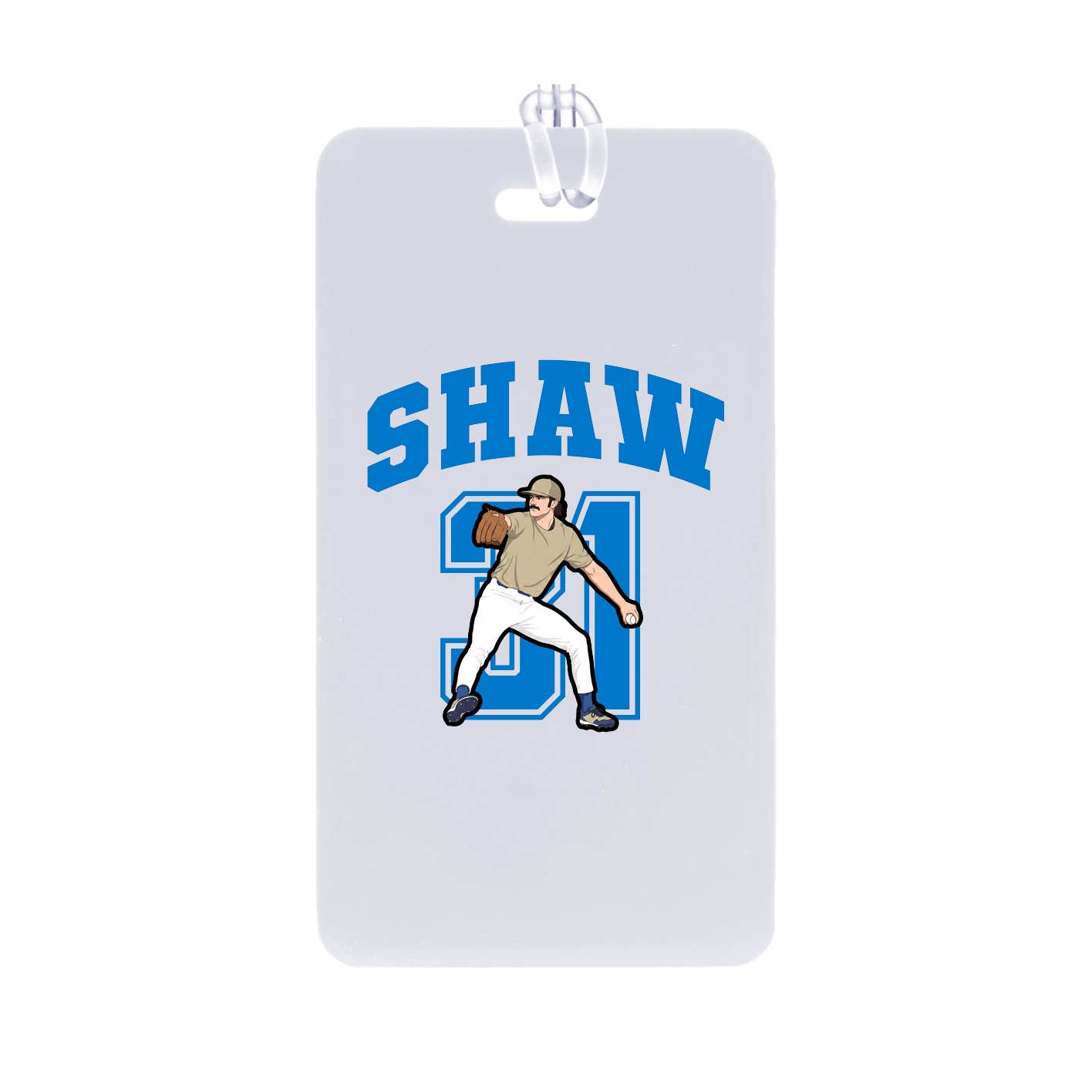 Bag Tag — Number in Classic