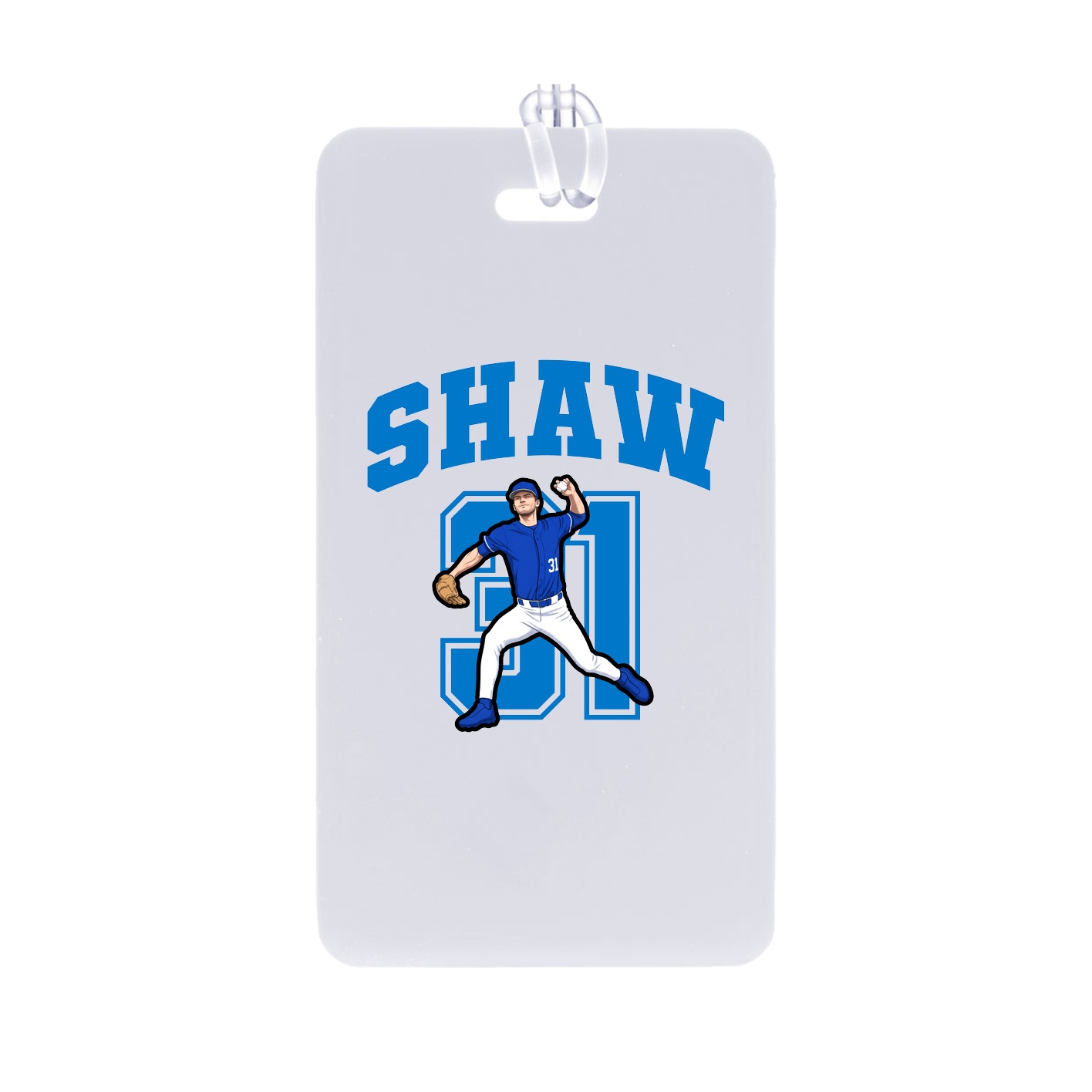 Bag Tag — Number in Classic