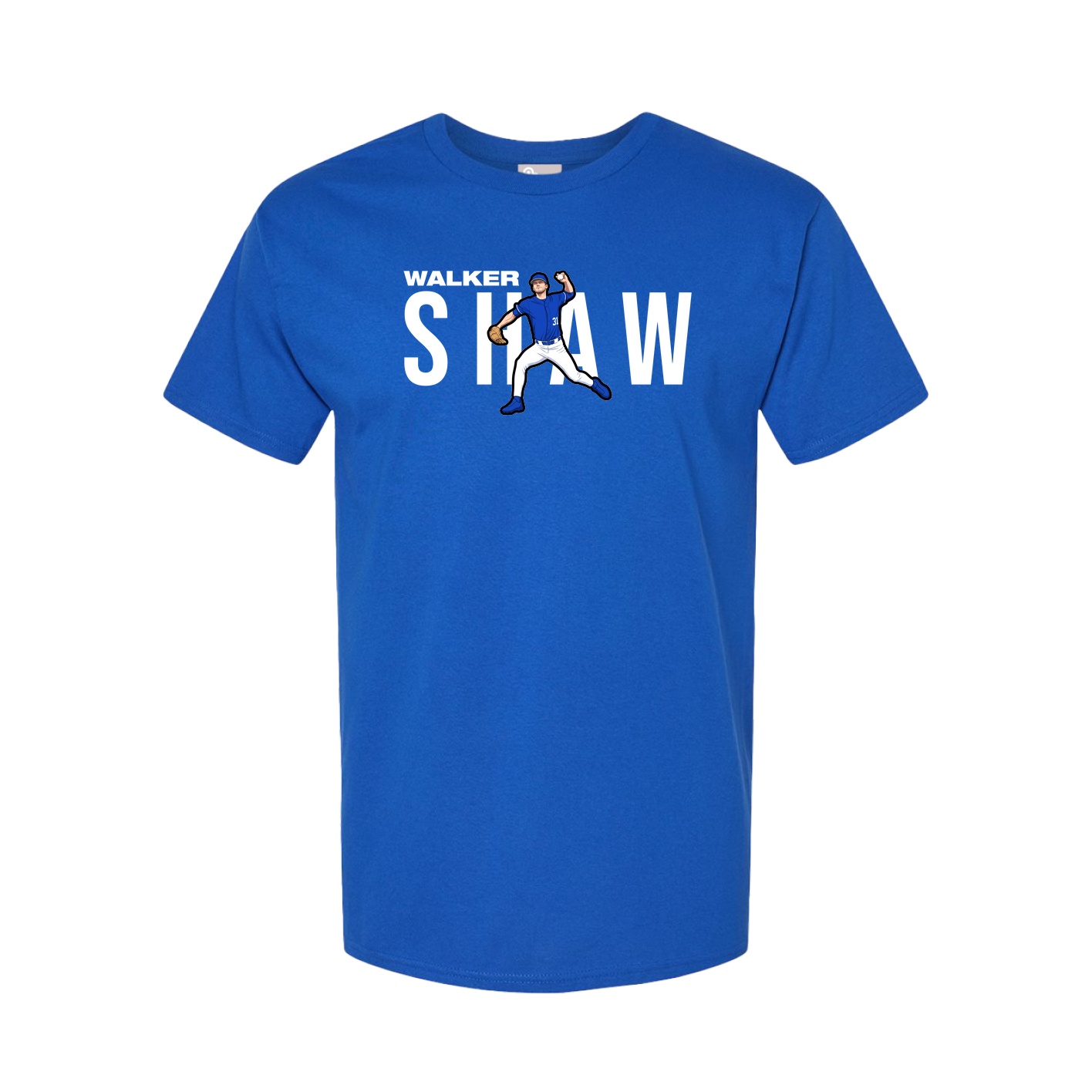 Youth Tee — Player Name in Royal