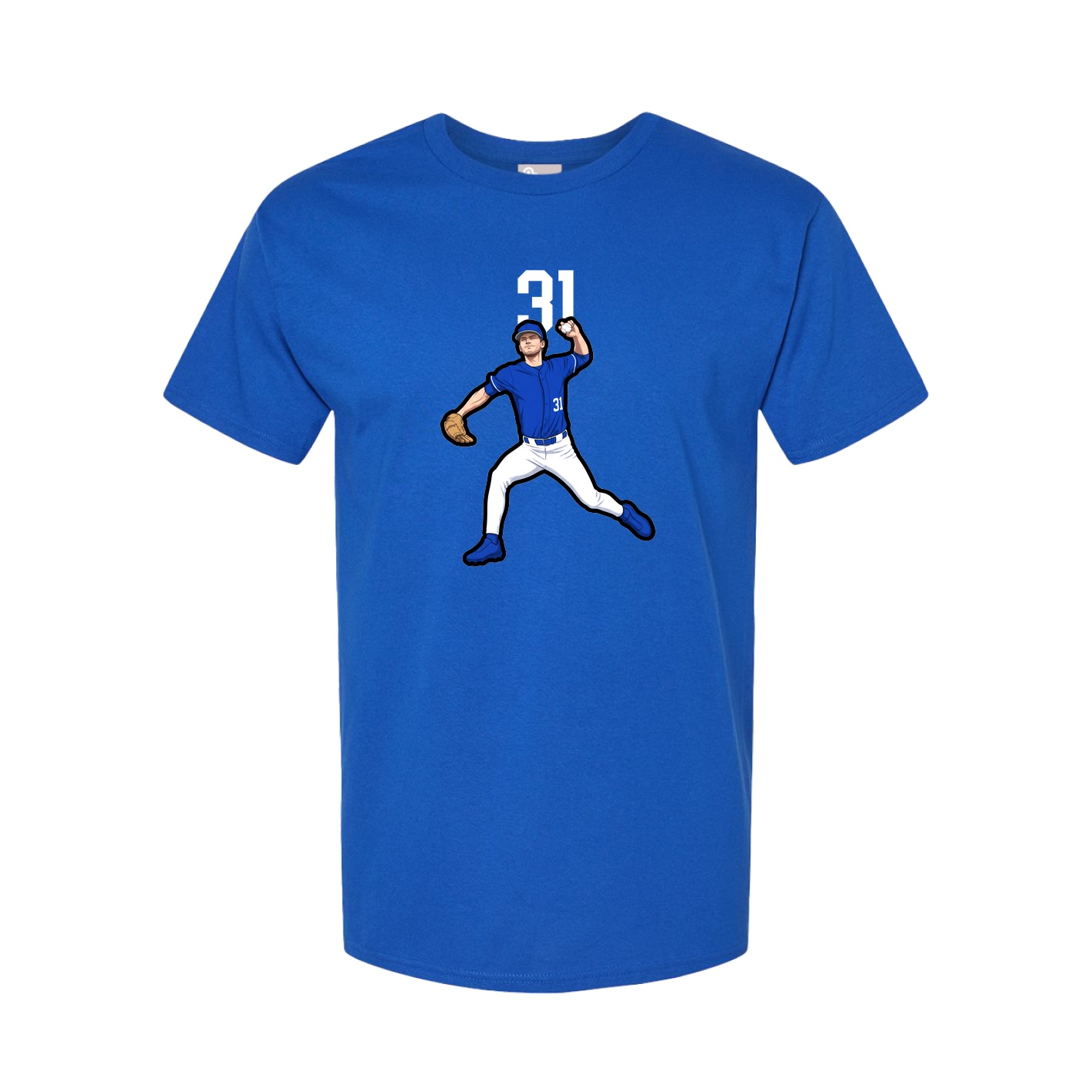 Tee — Number Top in Royal