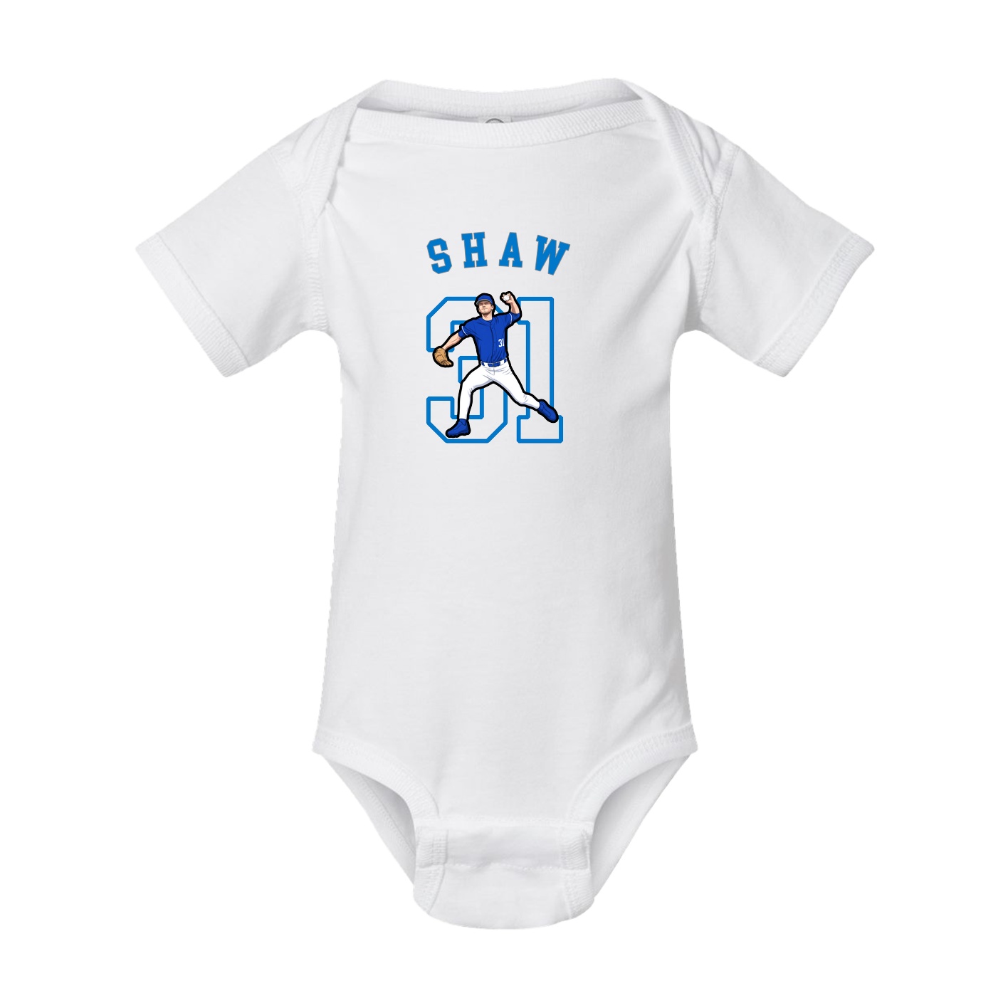 Baby Onesie — Shirsey Arch in White