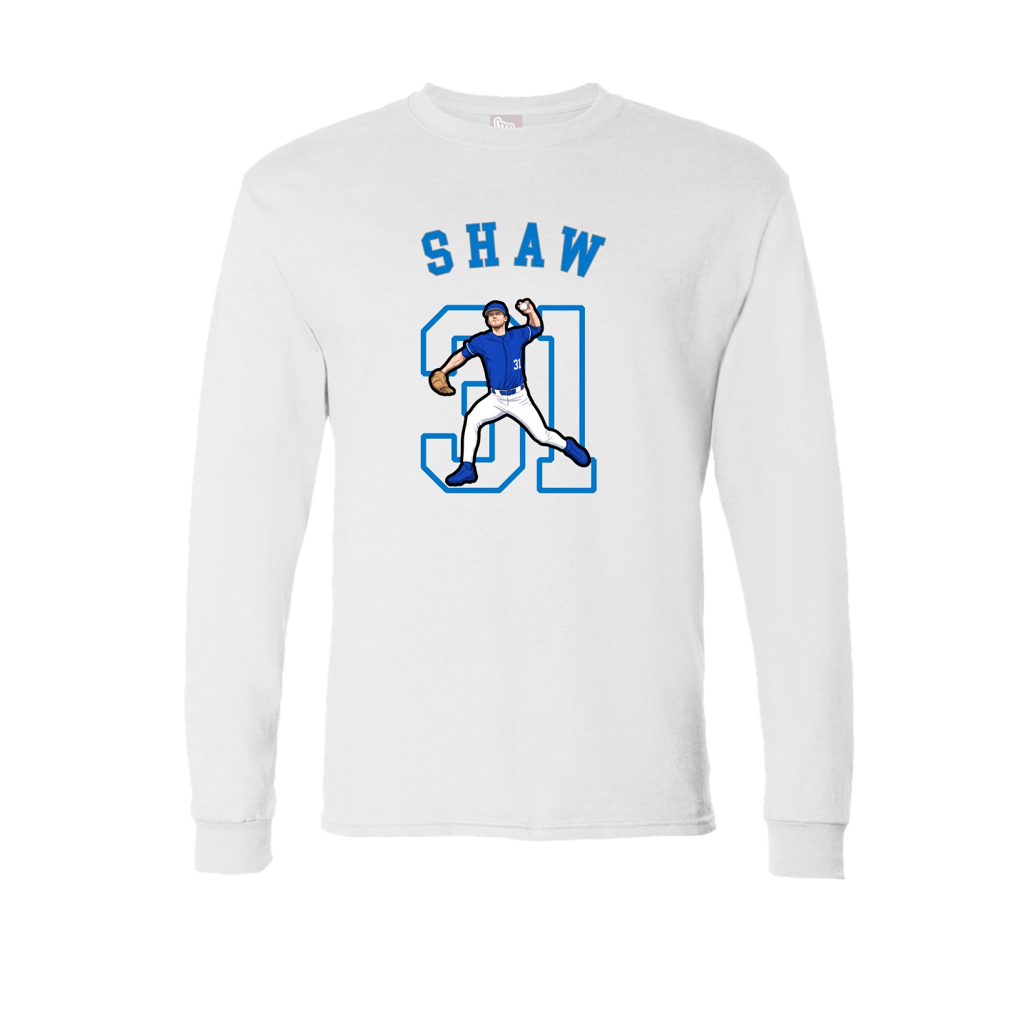 Long Sleeve Tee — Shirsey Arch in White