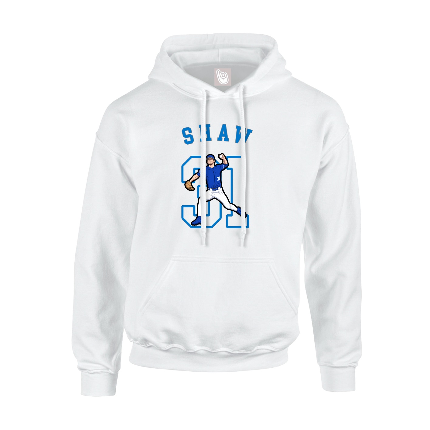 Hoodie — Shirsey Arch in White