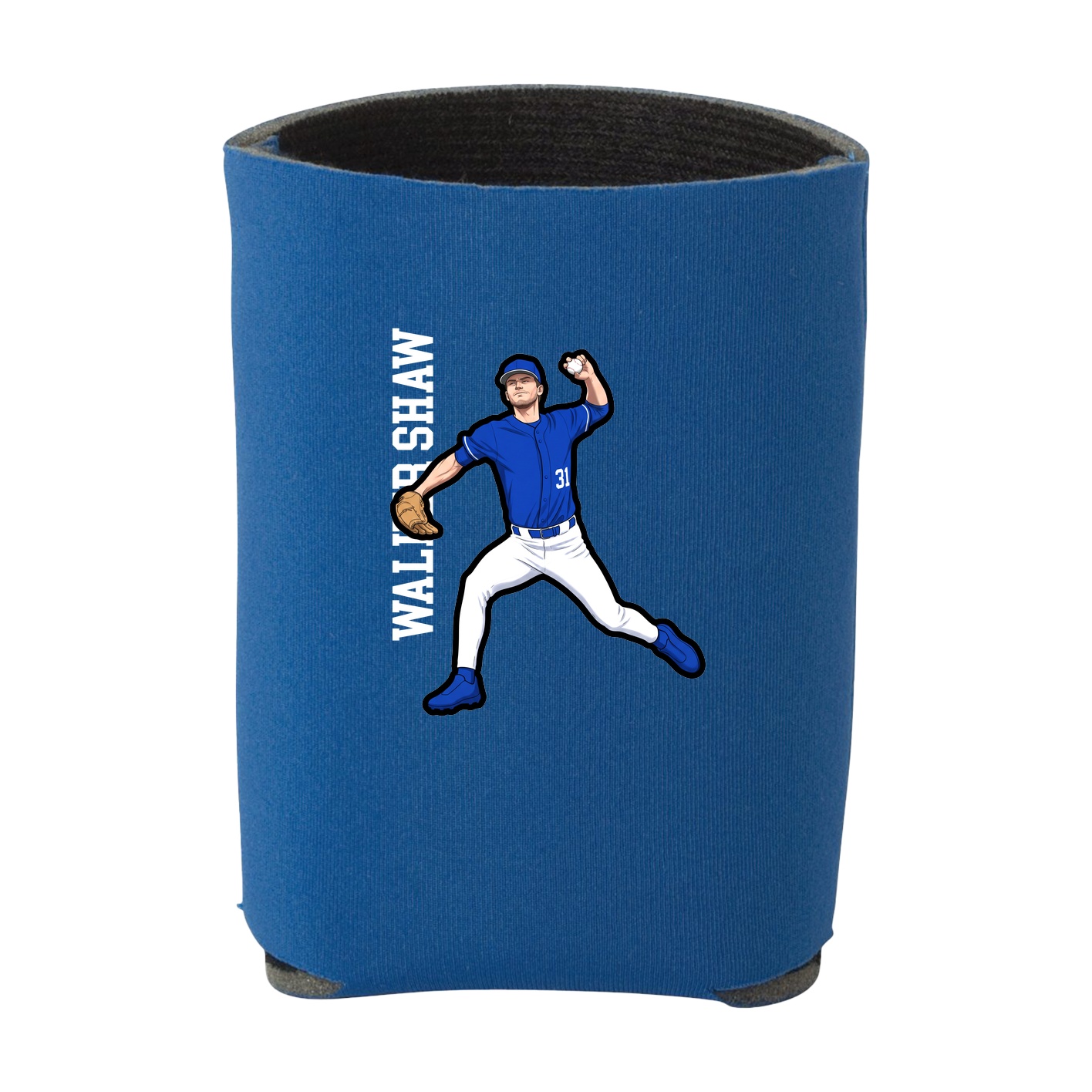 Can Holder — Name Vertical in Royal