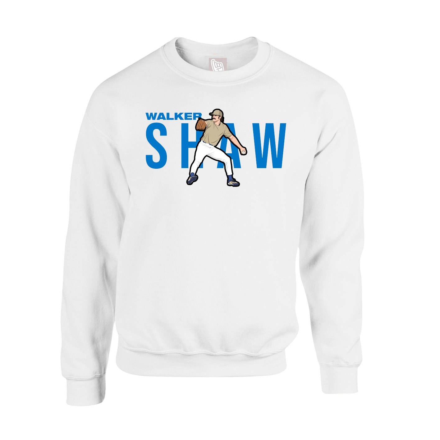 Fleece Crew — Player Name in White