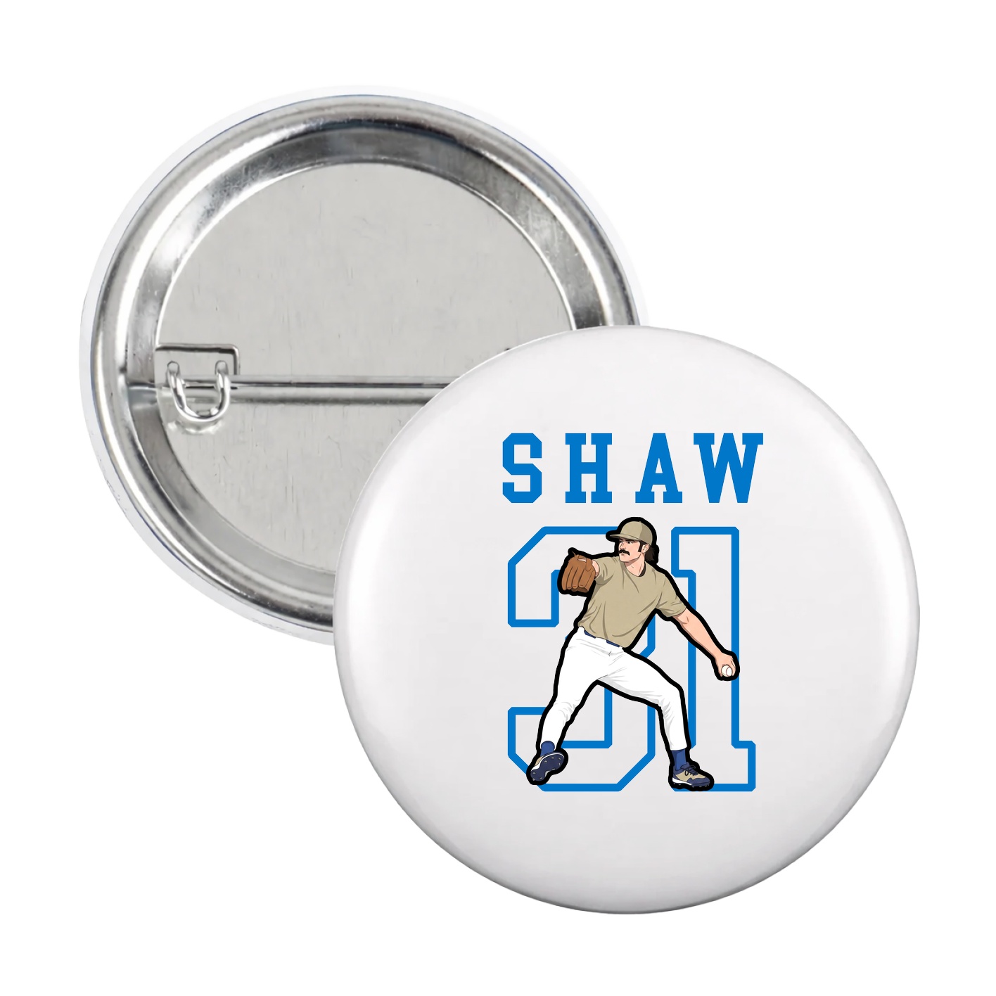 Game Day Button — Shirsey in White