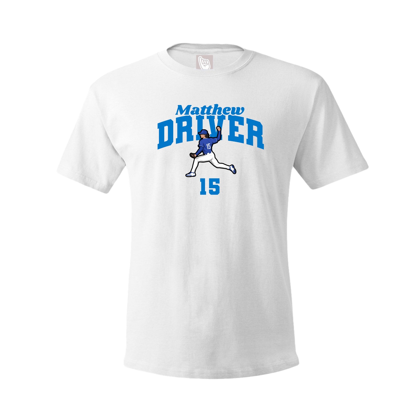 Youth Tee — Signature Arch in White