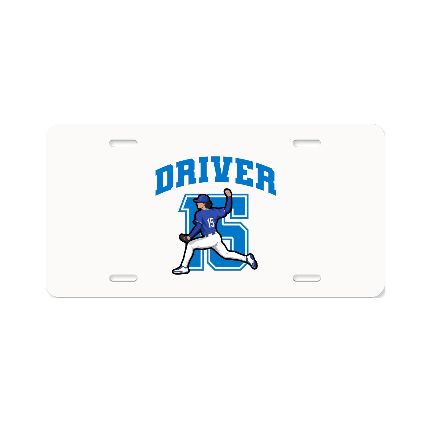 License Plate — Number in Classic