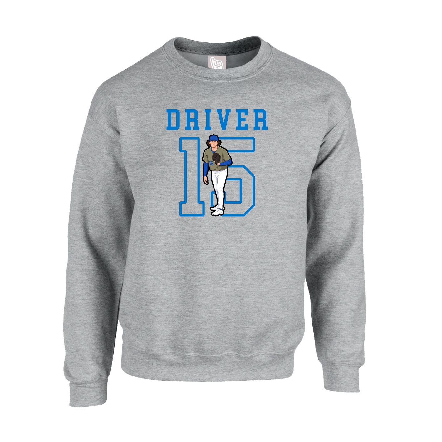 Fleece Crew — Shirsey in Grey