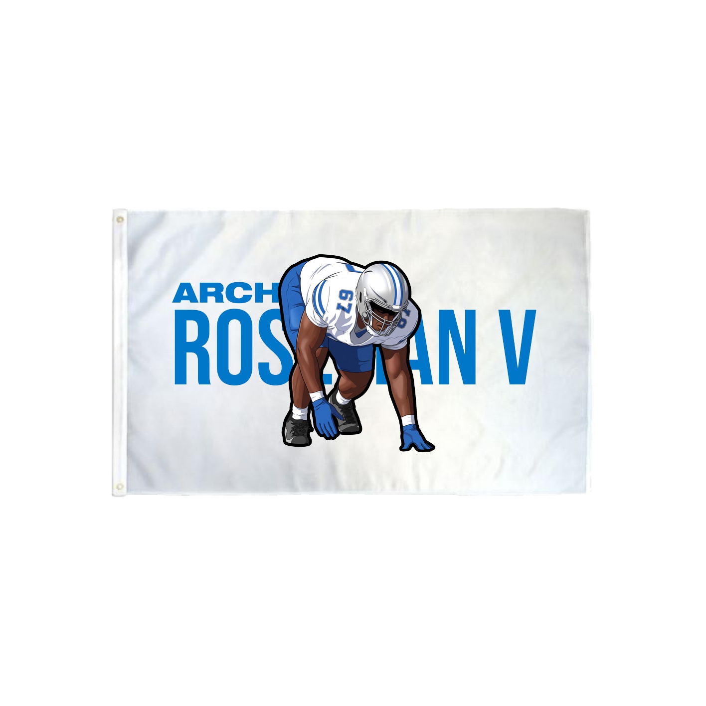 3x5 Flag — Player Name in Classic