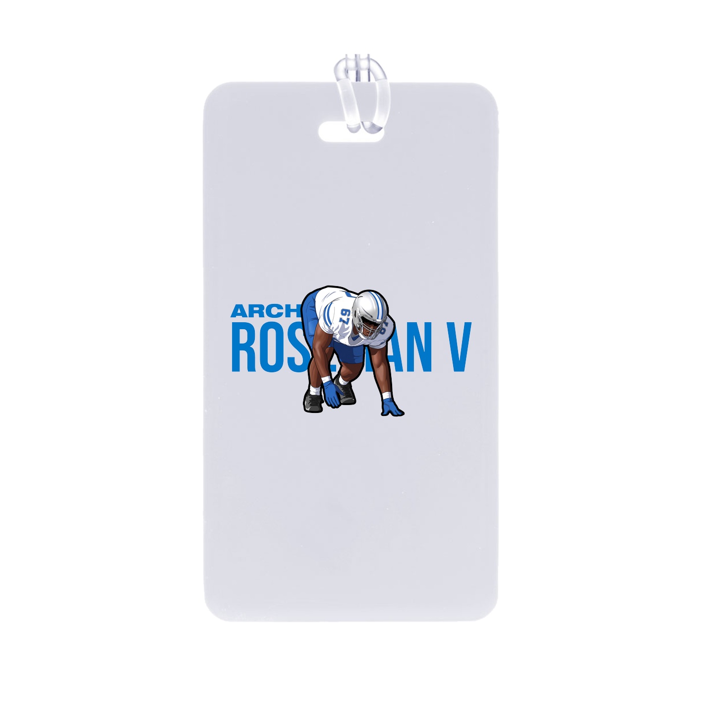 Bag Tag — Player Name in Classic