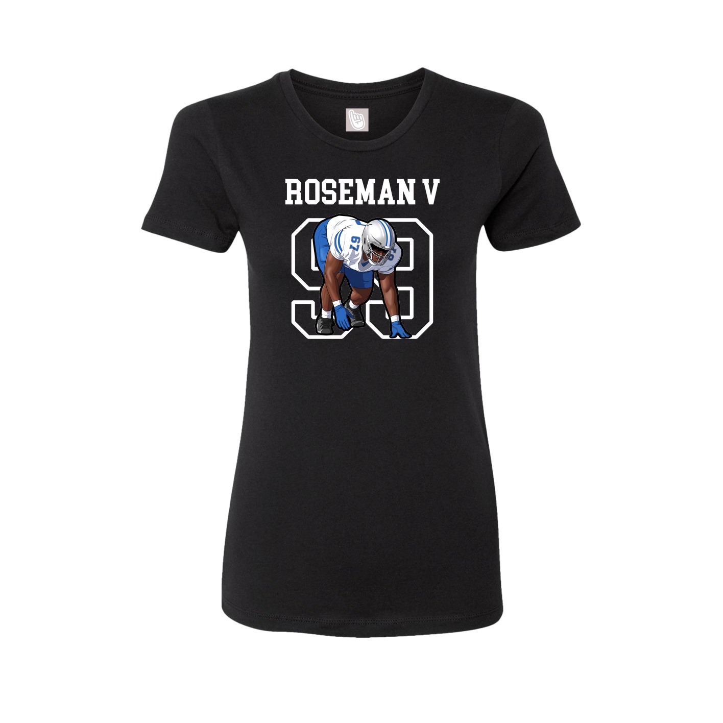 Fitted Women's Tee — Shirsey in Black