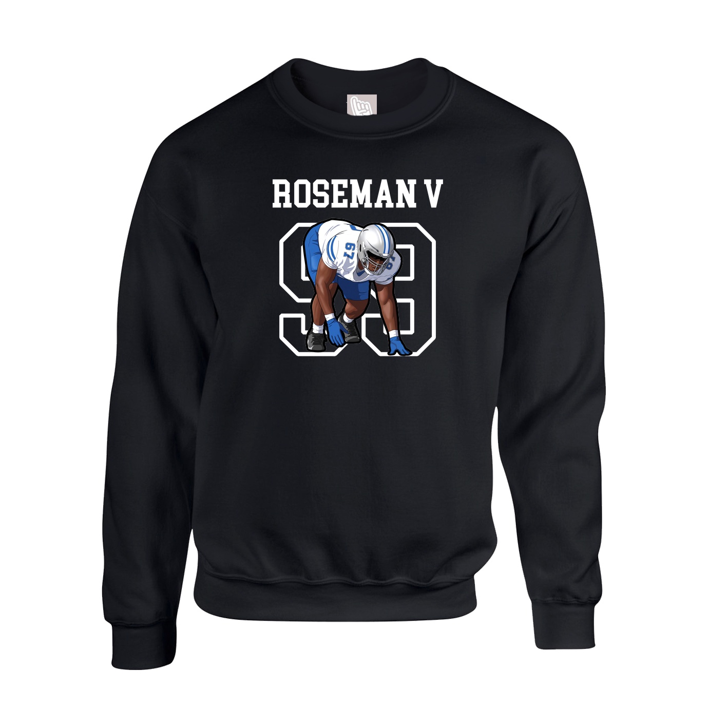 Fleece Crew — Shirsey in Black