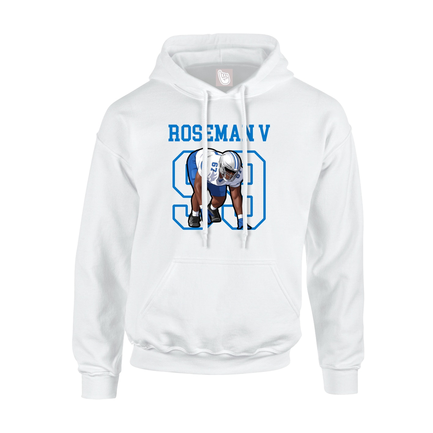 Youth Hoodie — Shirsey in White