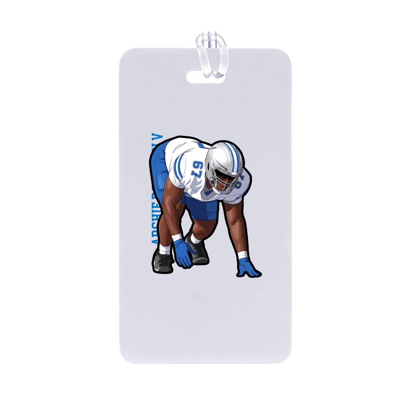 Bag Tag — Name Vertical in Classic