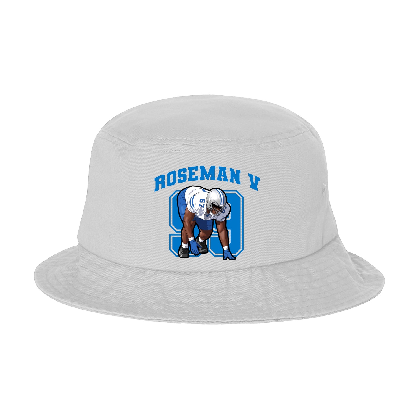 Bucket Cap — Number in White
