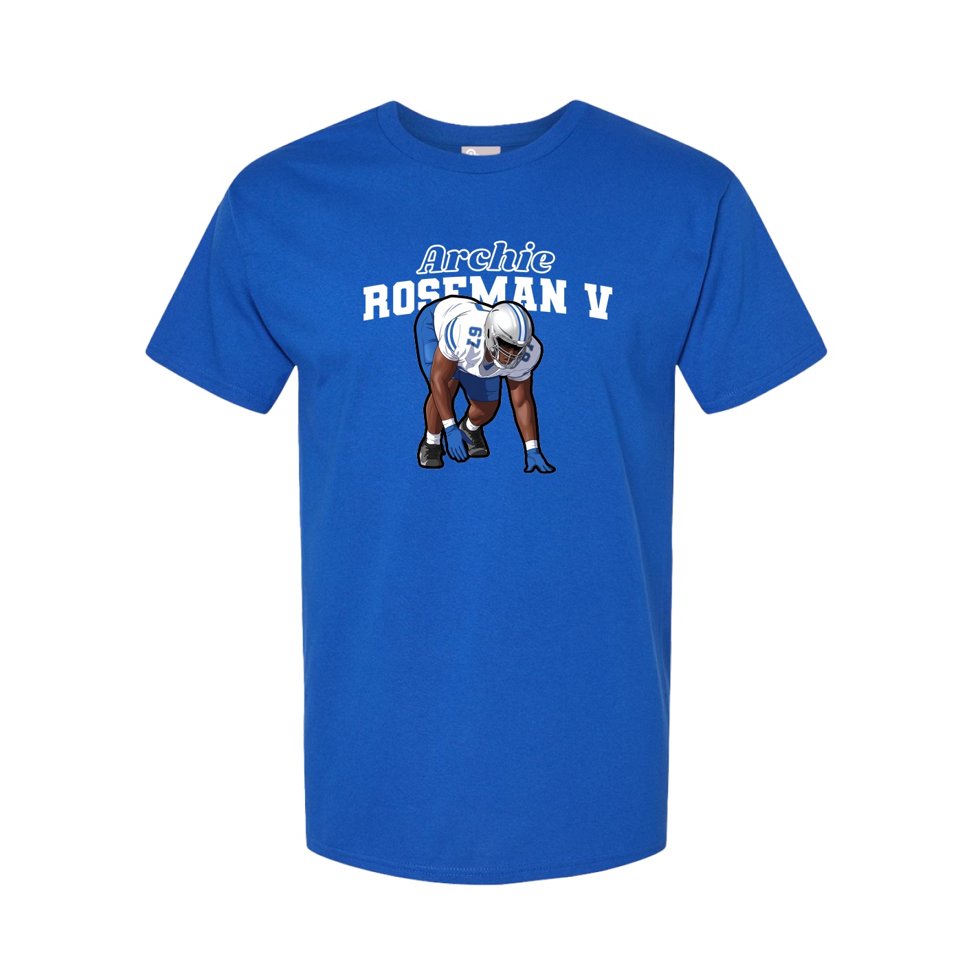 Tee — Name Arch in Royal