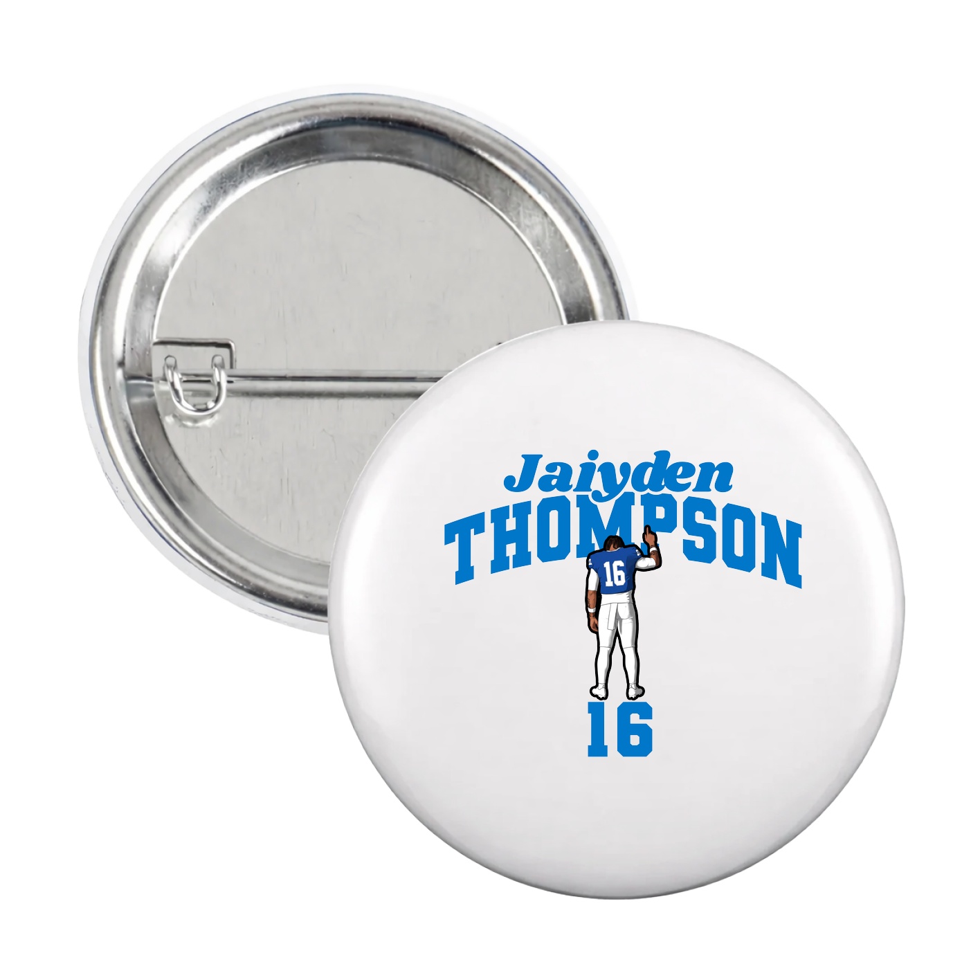Game Day Button — Signature Arch in White