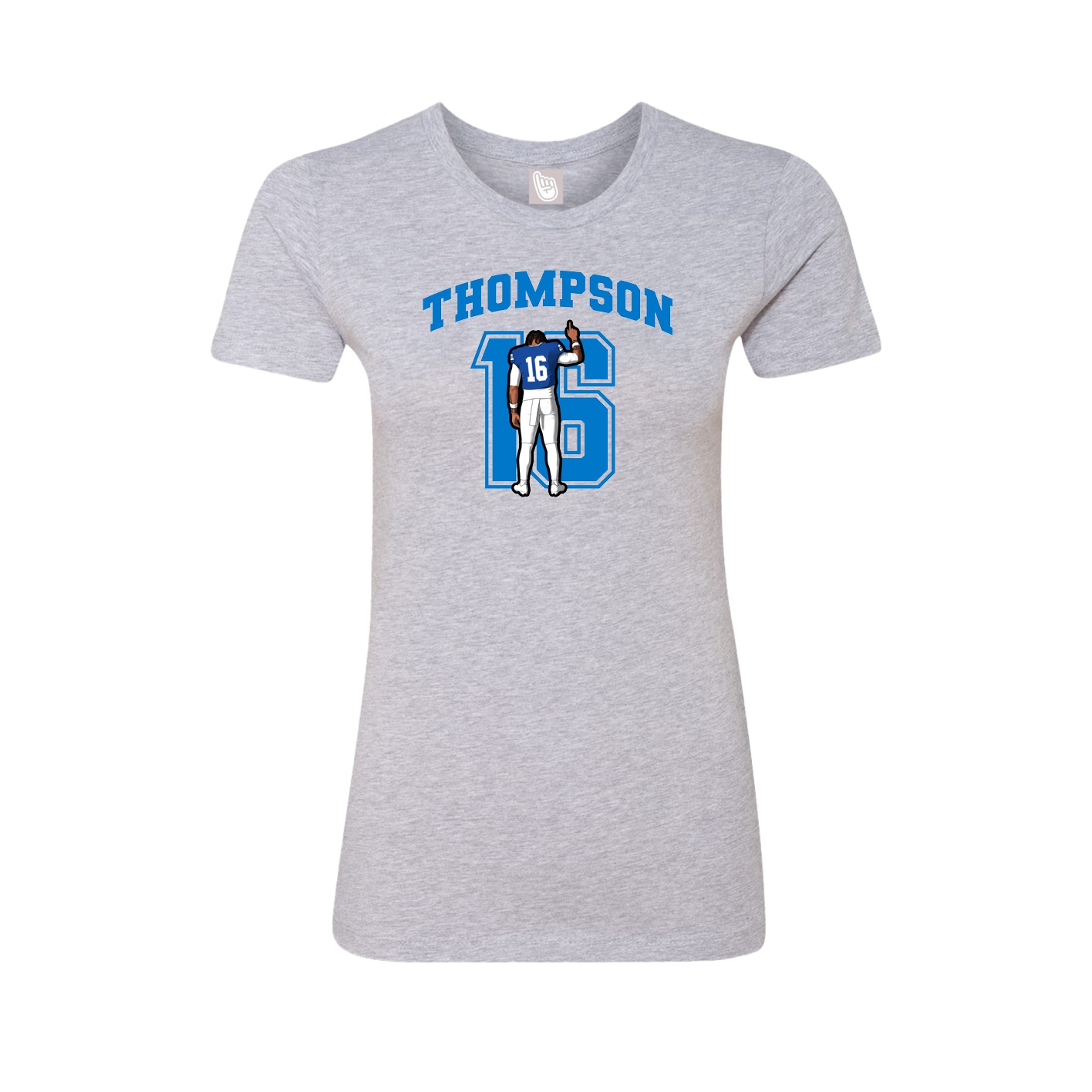 Womens Tee — Number in Grey