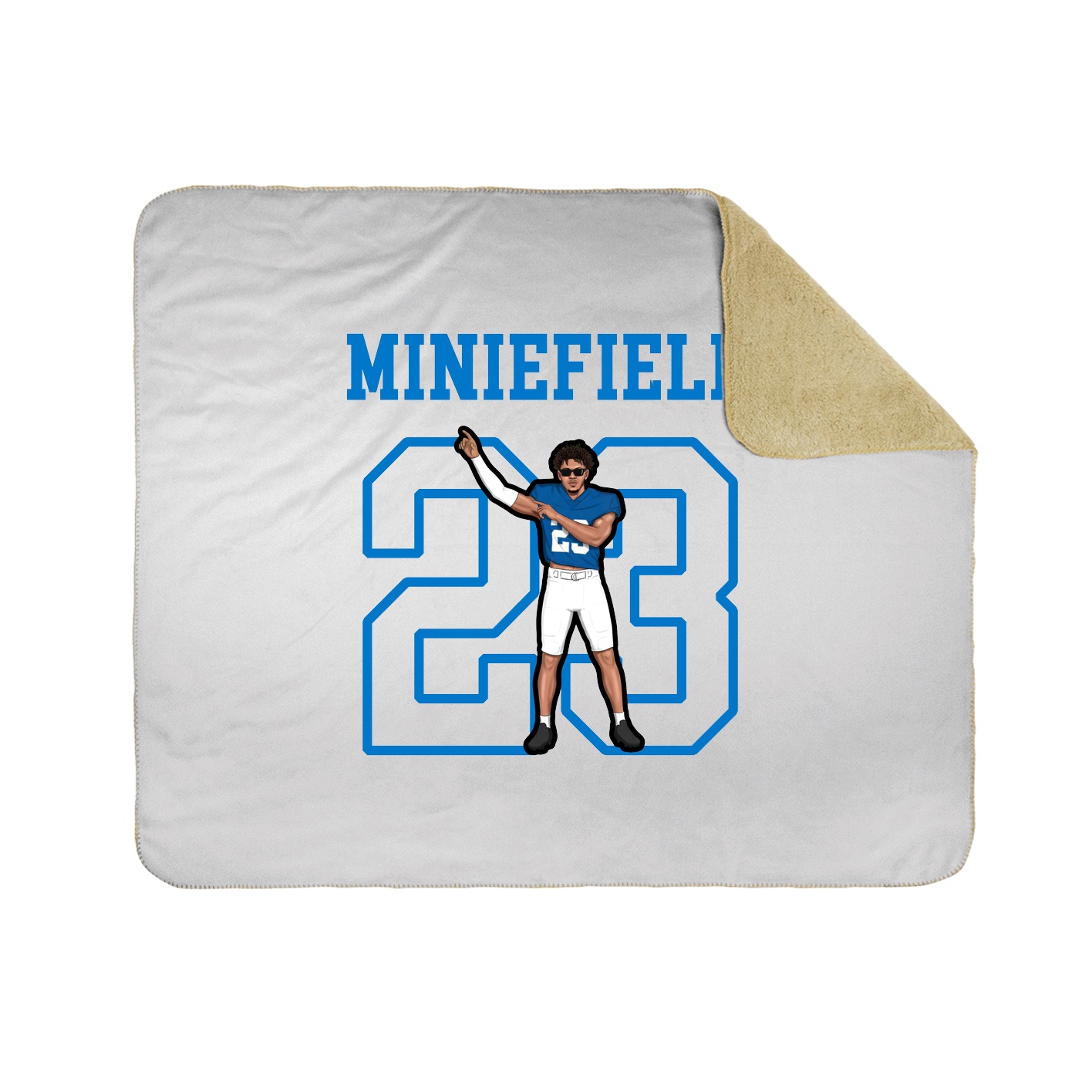 Throw Blanket — Shirsey in White