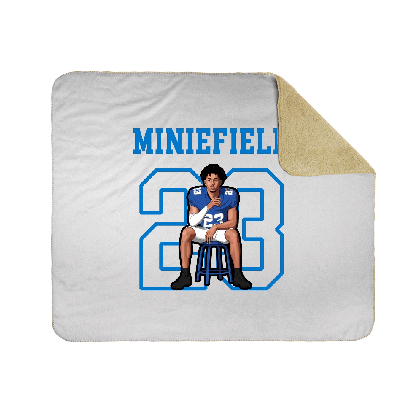 Throw Blanket — Shirsey in White